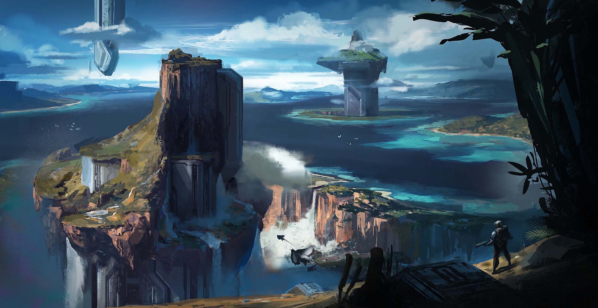 facilities, concept art, halo 4