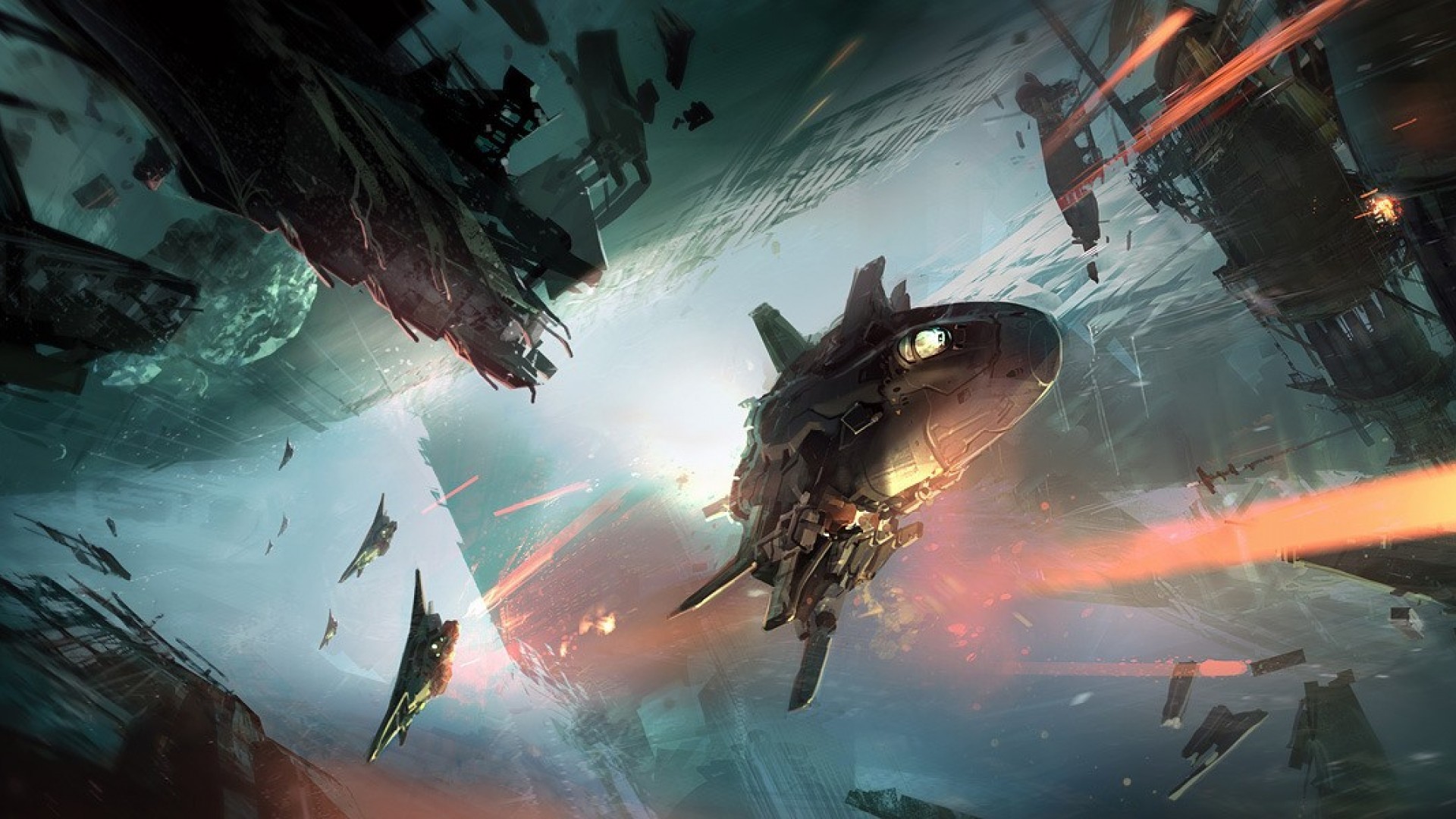 Wallpaper Painting, Halo, Concept Art