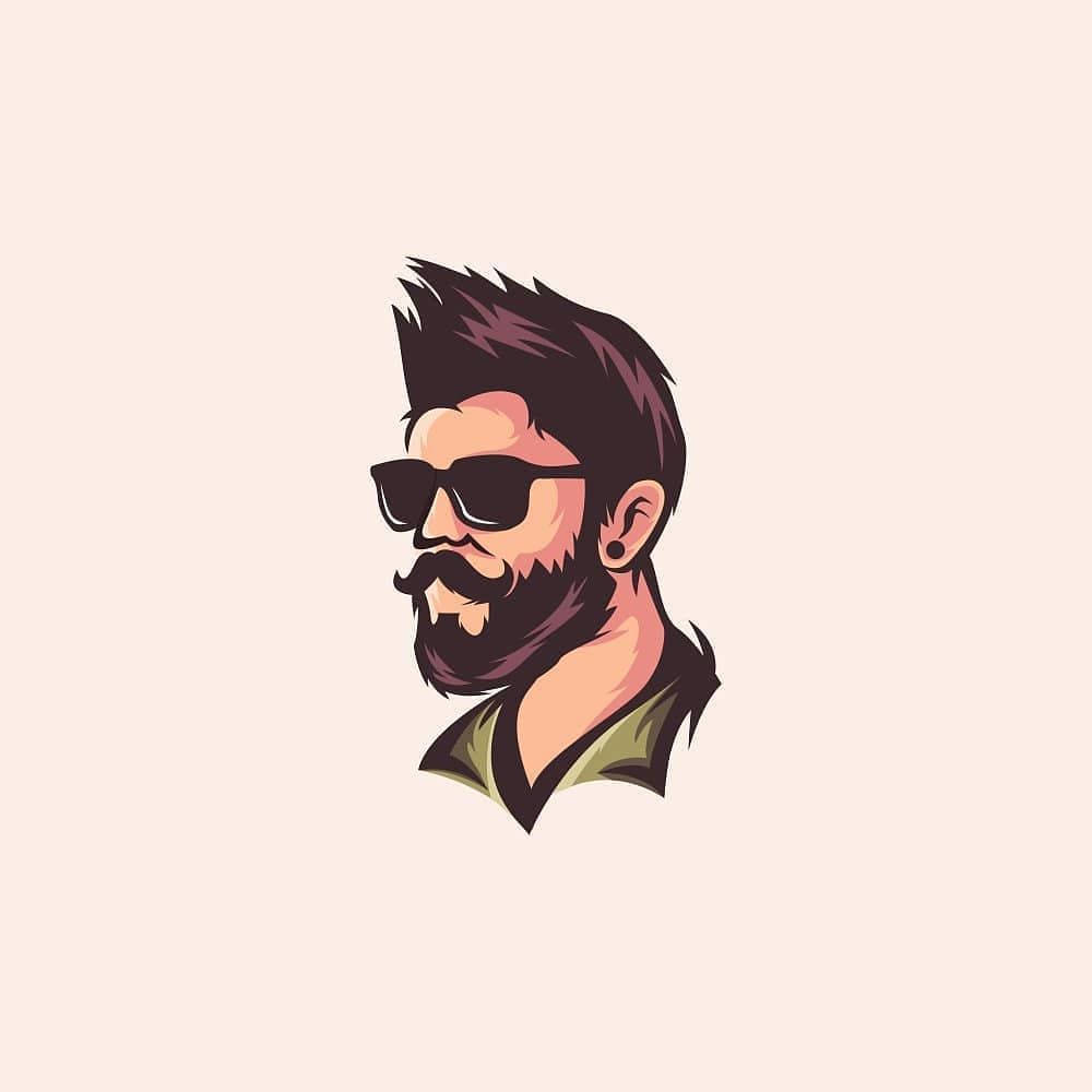 Beard Logo Wallpaper