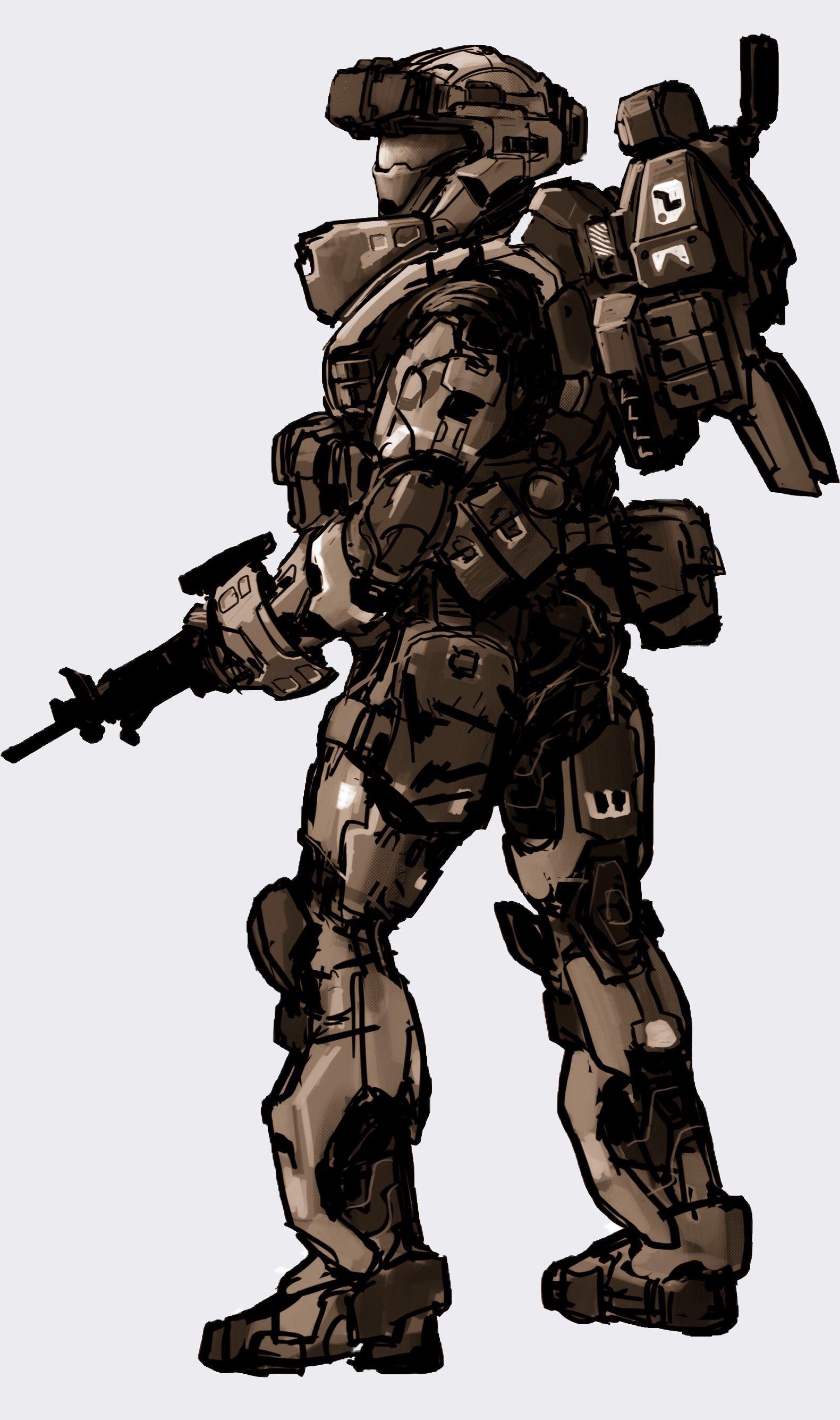 Halo: Reach concept art wallpaper I