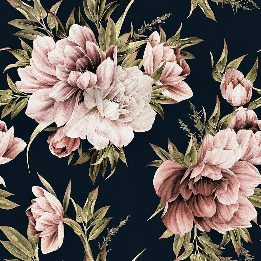 Stick Wallpaper Peony Floral