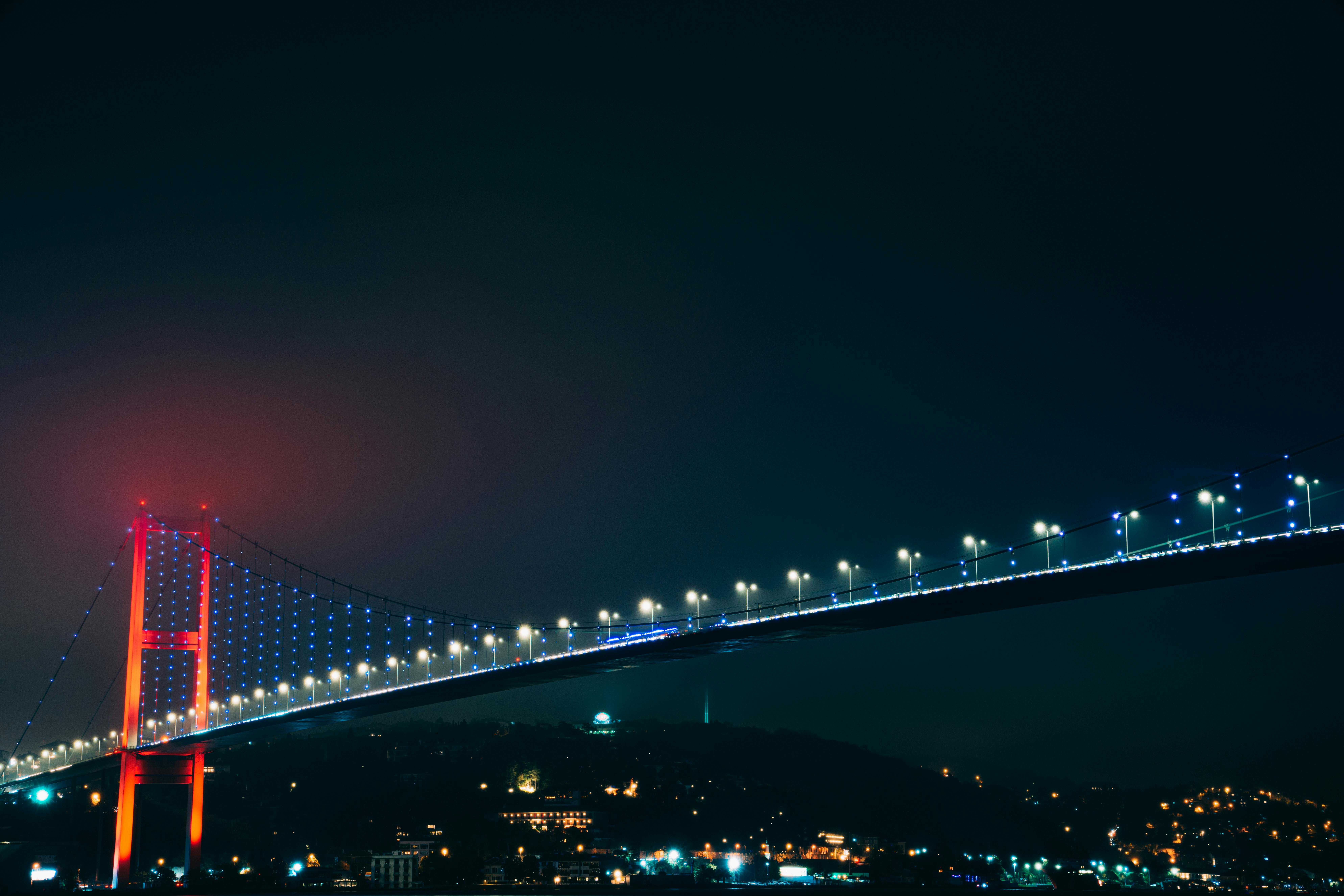 View of the Bosporus Bridge in Istanbul