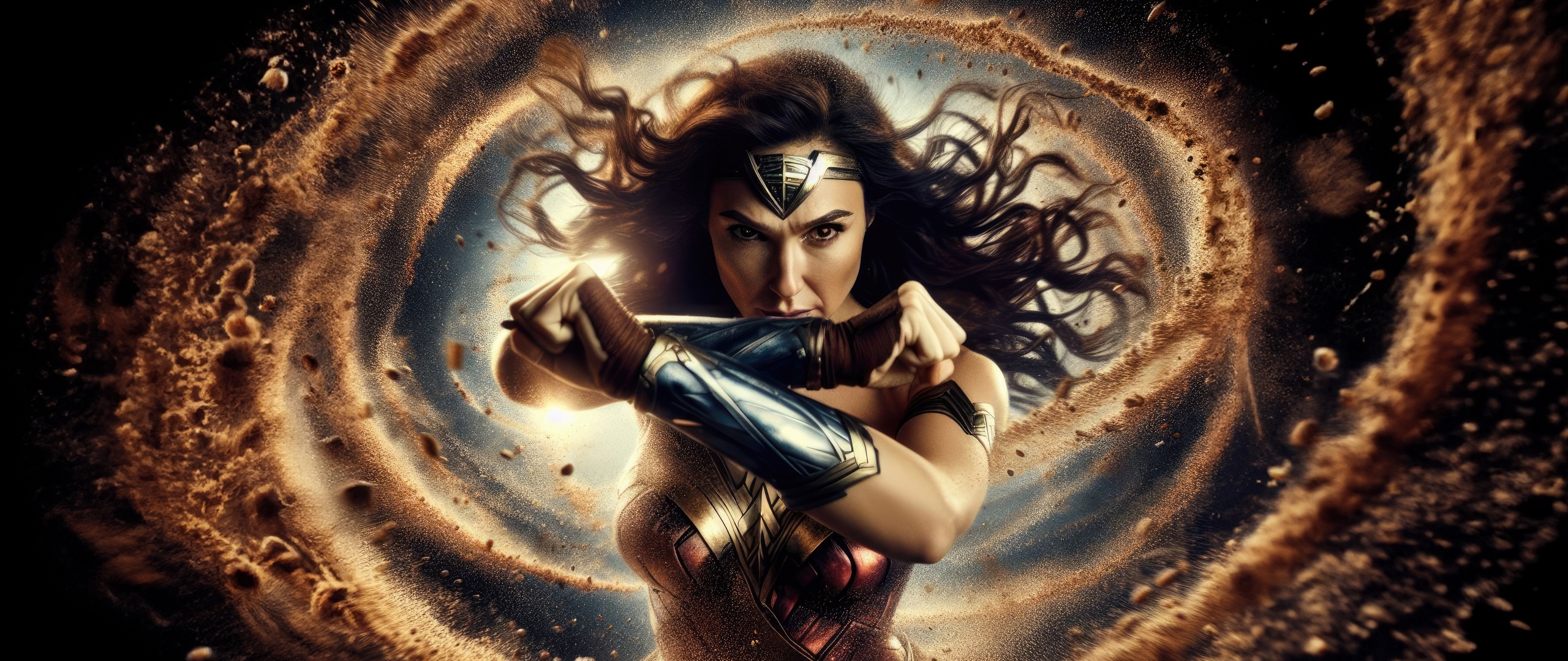 Wonder Woman Gal Gadot AI art 5K Wallpaper