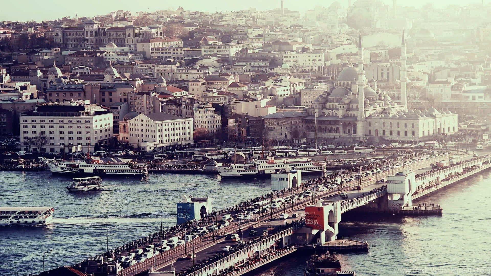 Download Istanbul Galata Bridgeand