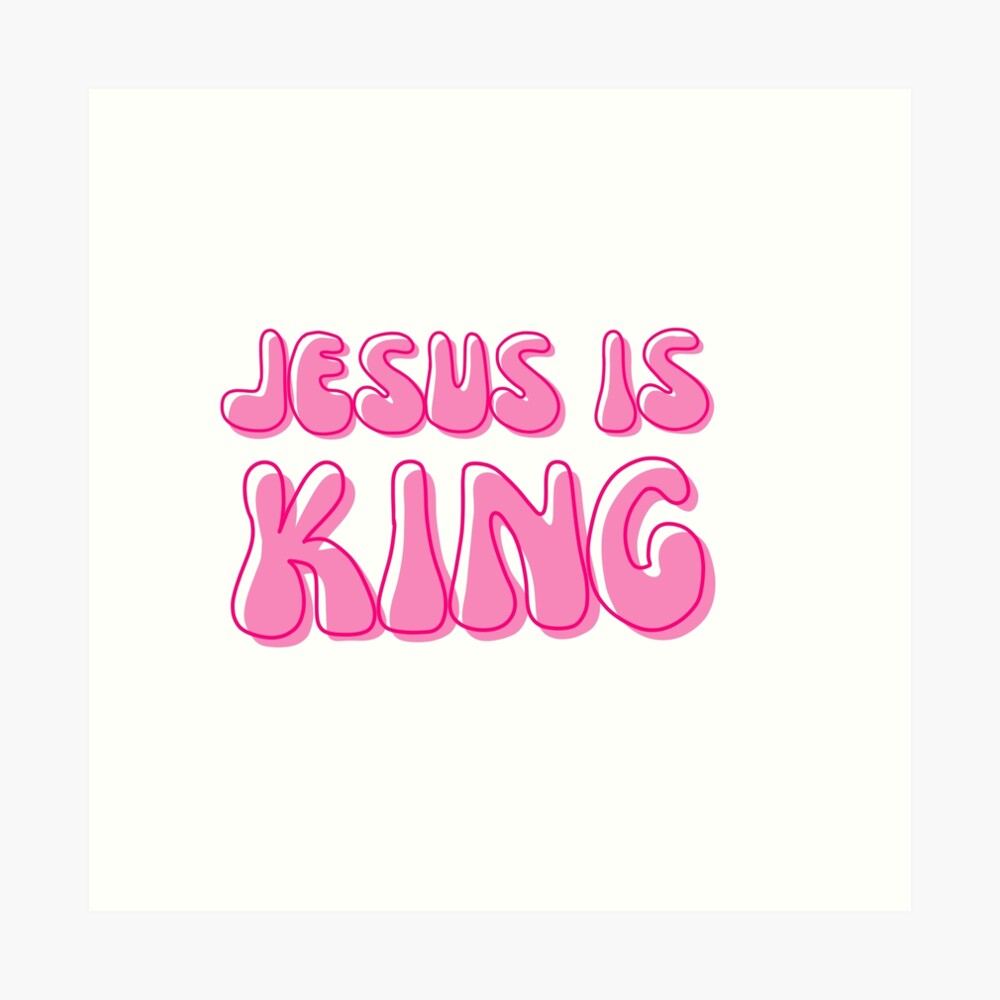 Jesus is King Poster