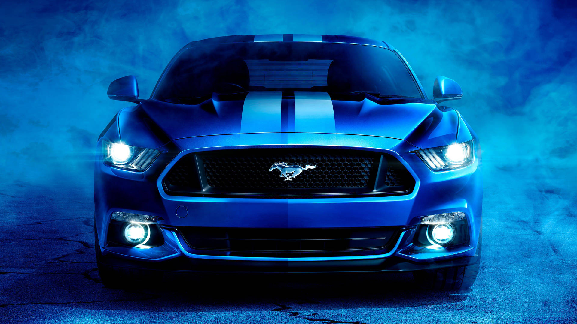 Download free 4k Ultra HD Mustang Blue