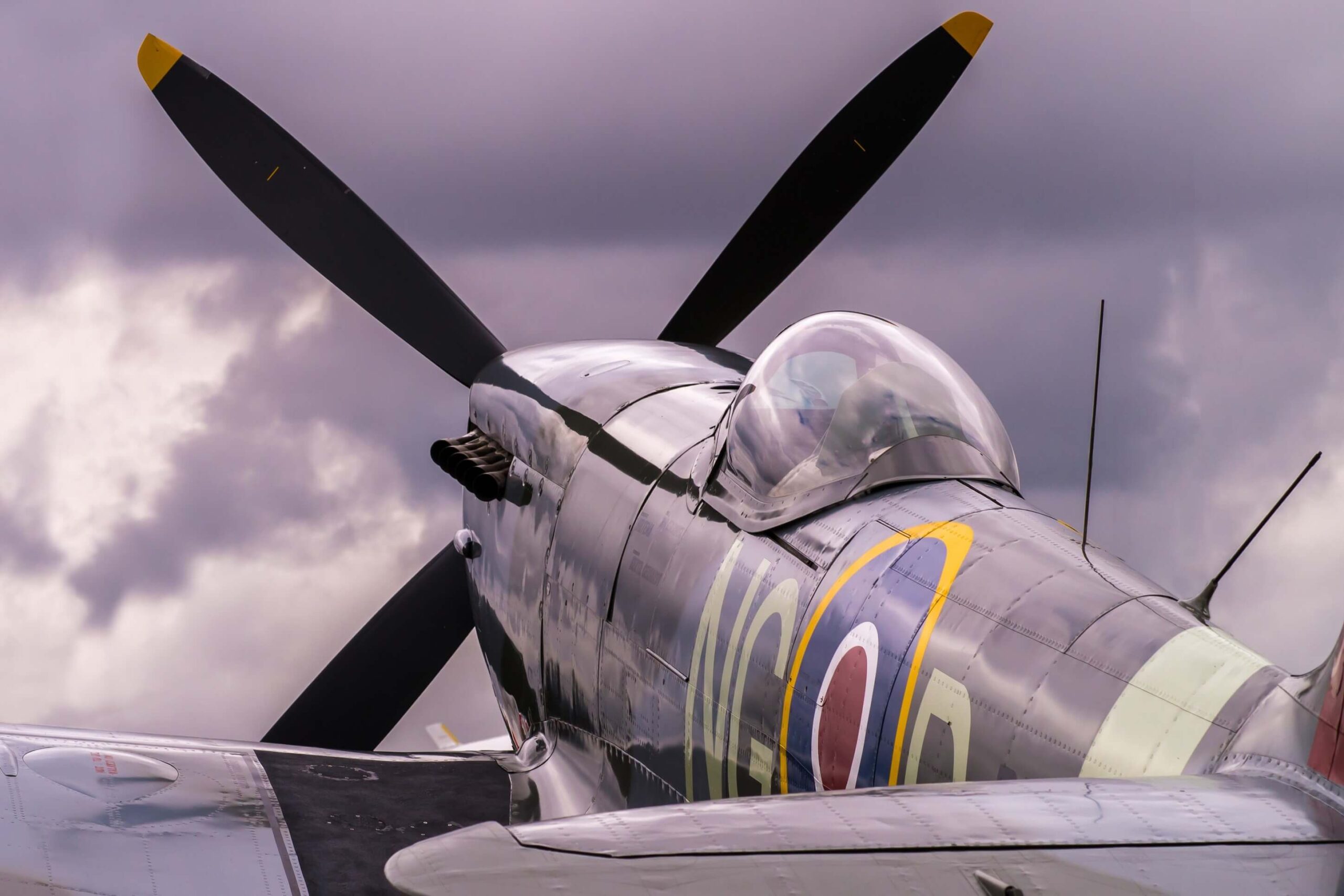 Iconic British Spitfire veers off