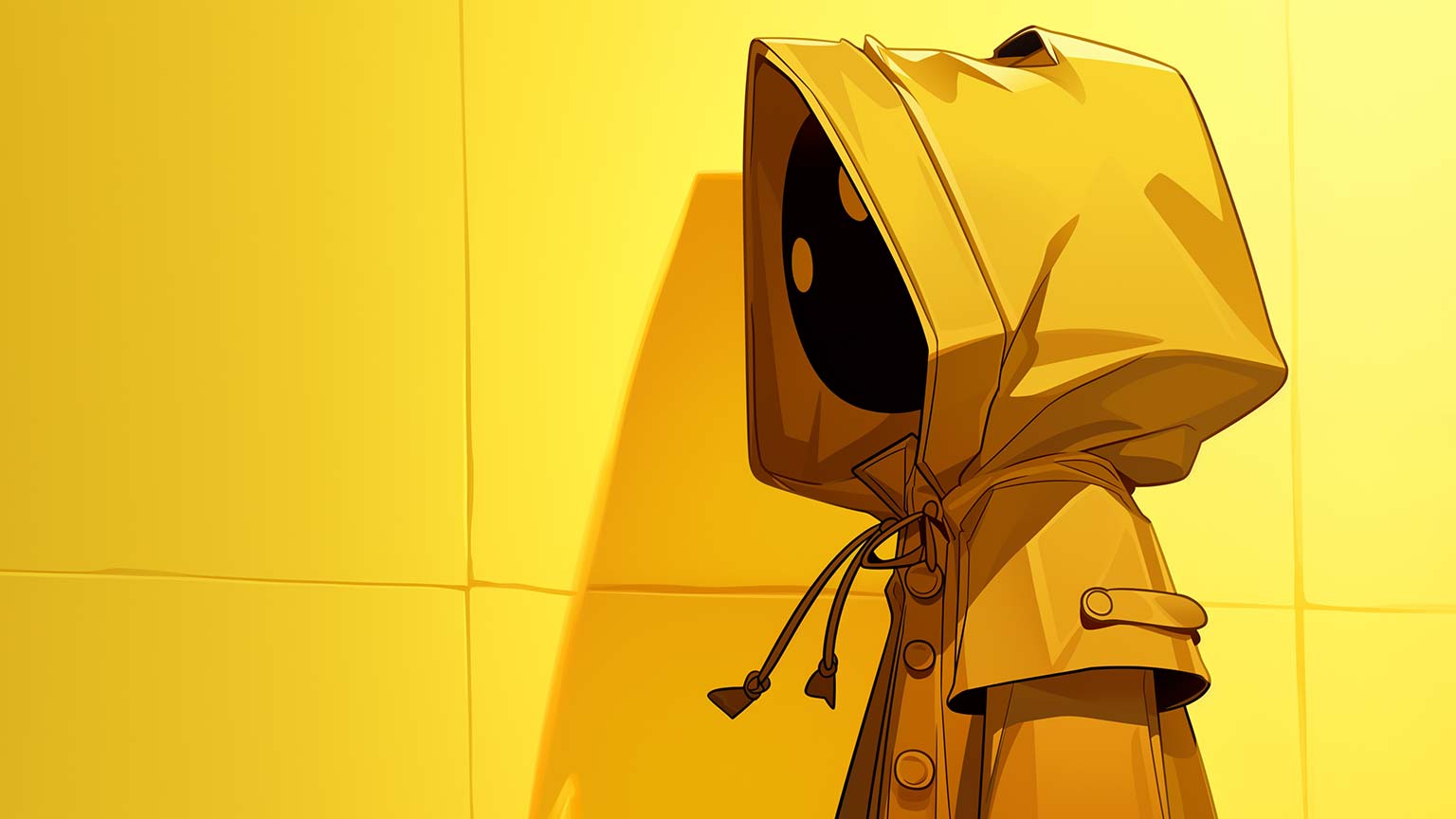 Little Nightmares Six Yellow Raincoat Desktop Wallpaper in 4K