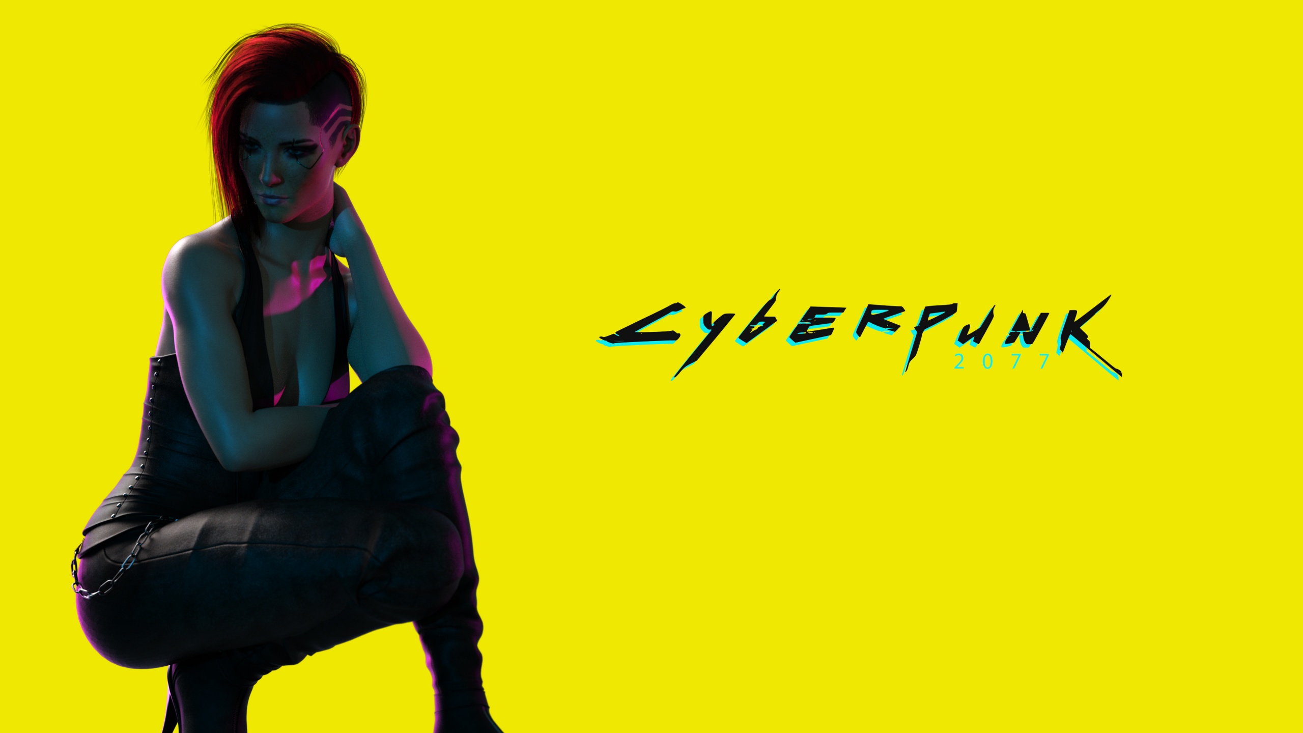 V (Cyberpunk) Wallpaper 4K, Yellow