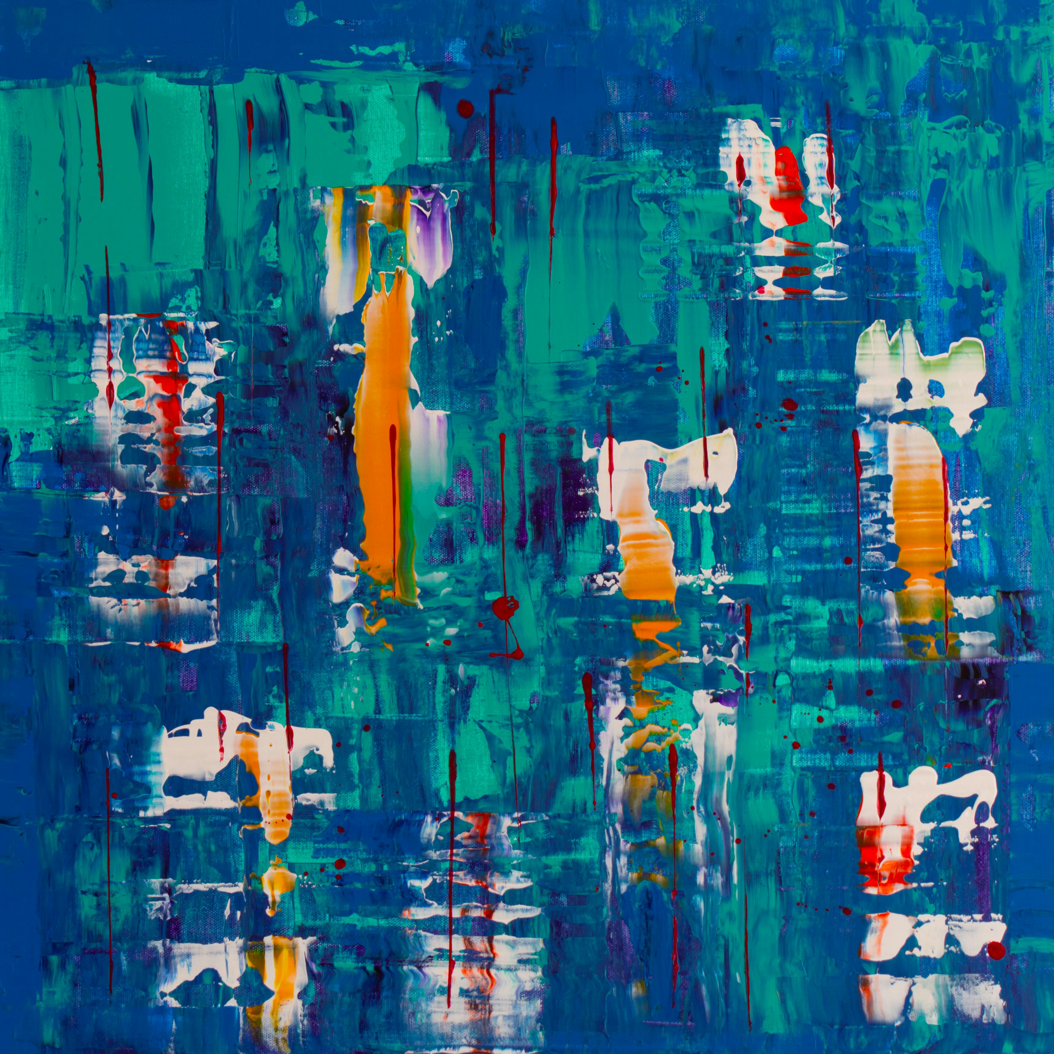 Multicolored Abstract Painting · Free