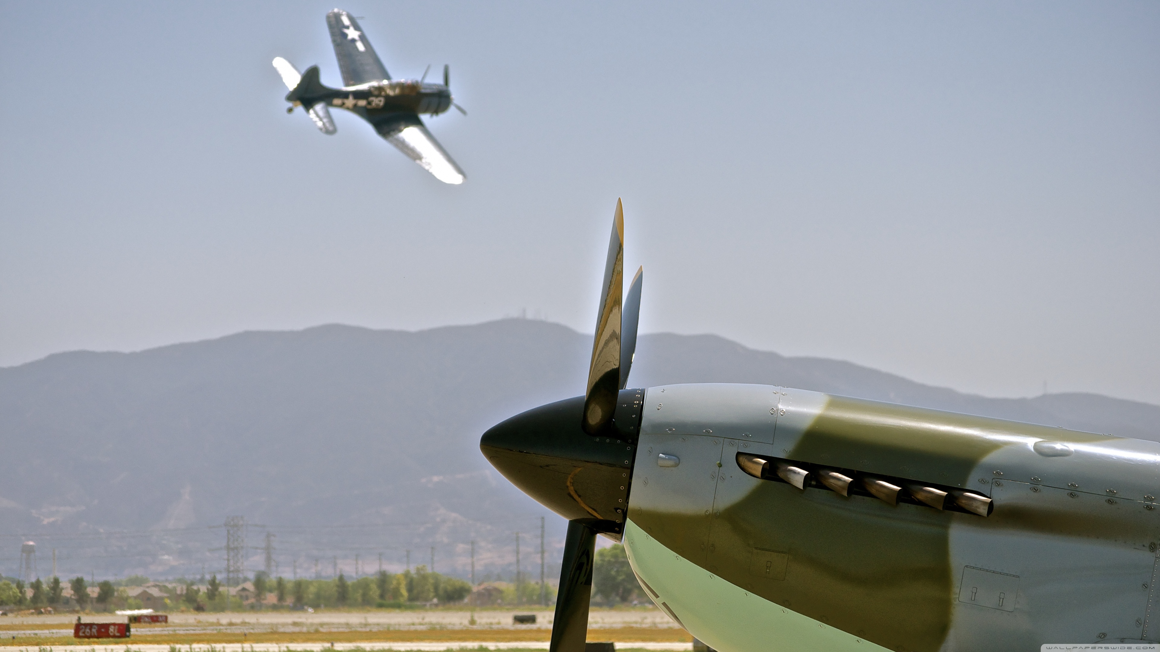 Spitfire Ultra HD Desktop Background