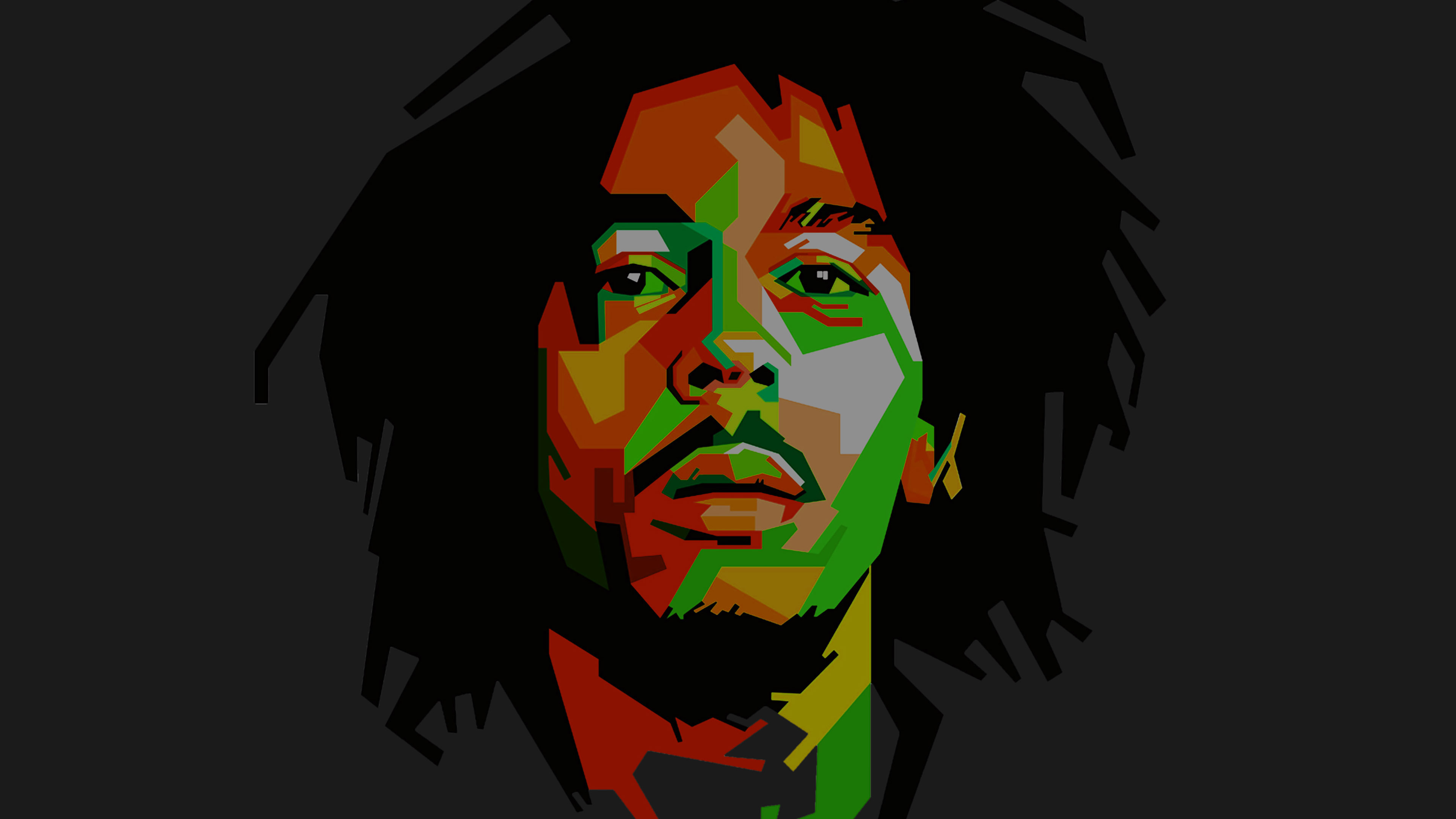 Bob Marley Dark Art Illust Music