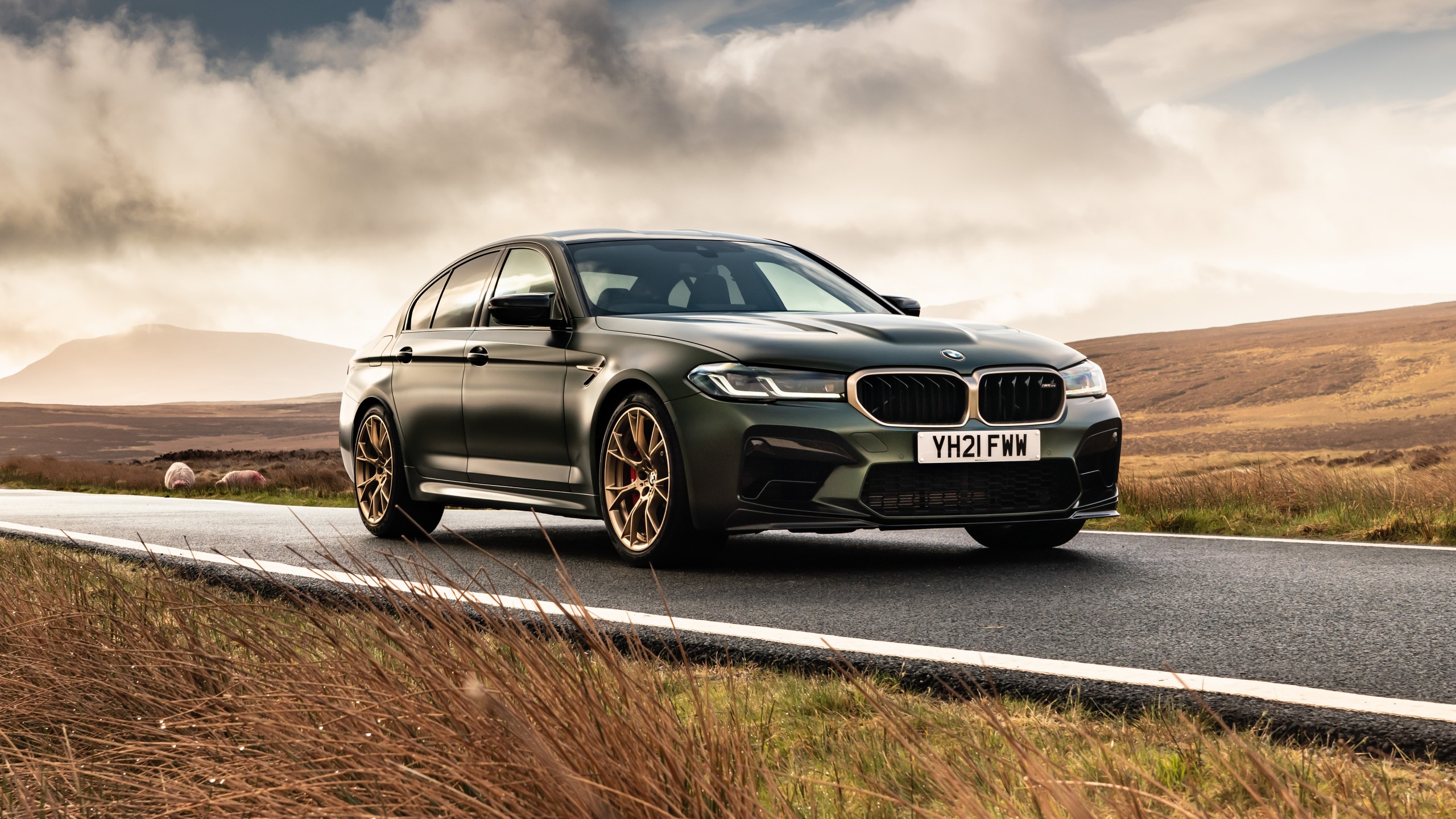 BMW M5 CS 2021 5K Wallpaper Car