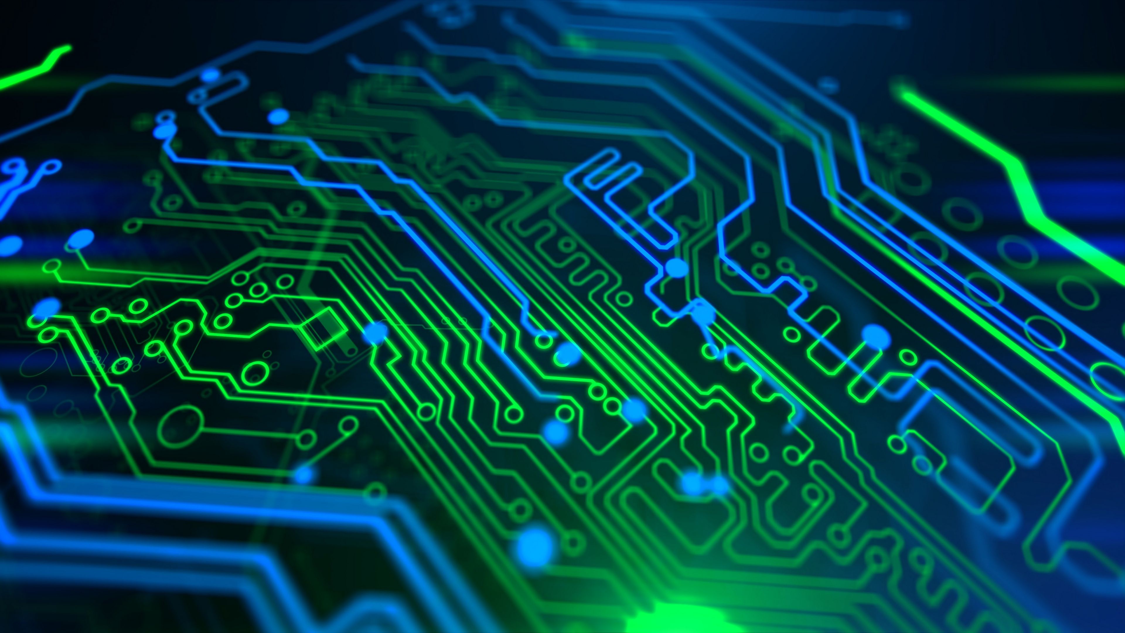Download wallpaper 3840x2160 circuit