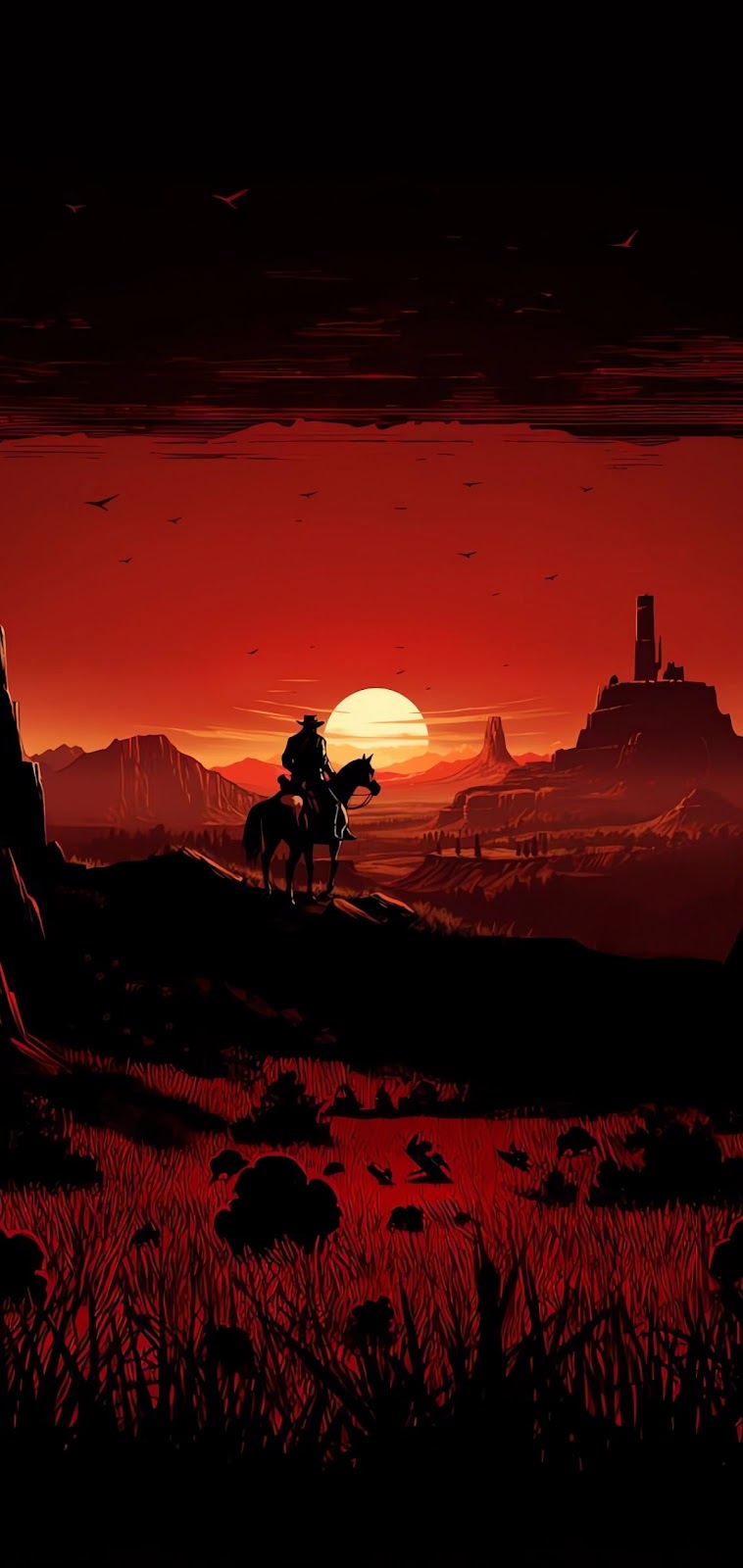 RED DEAD REDEMPTION PHONE WALLPAPER
