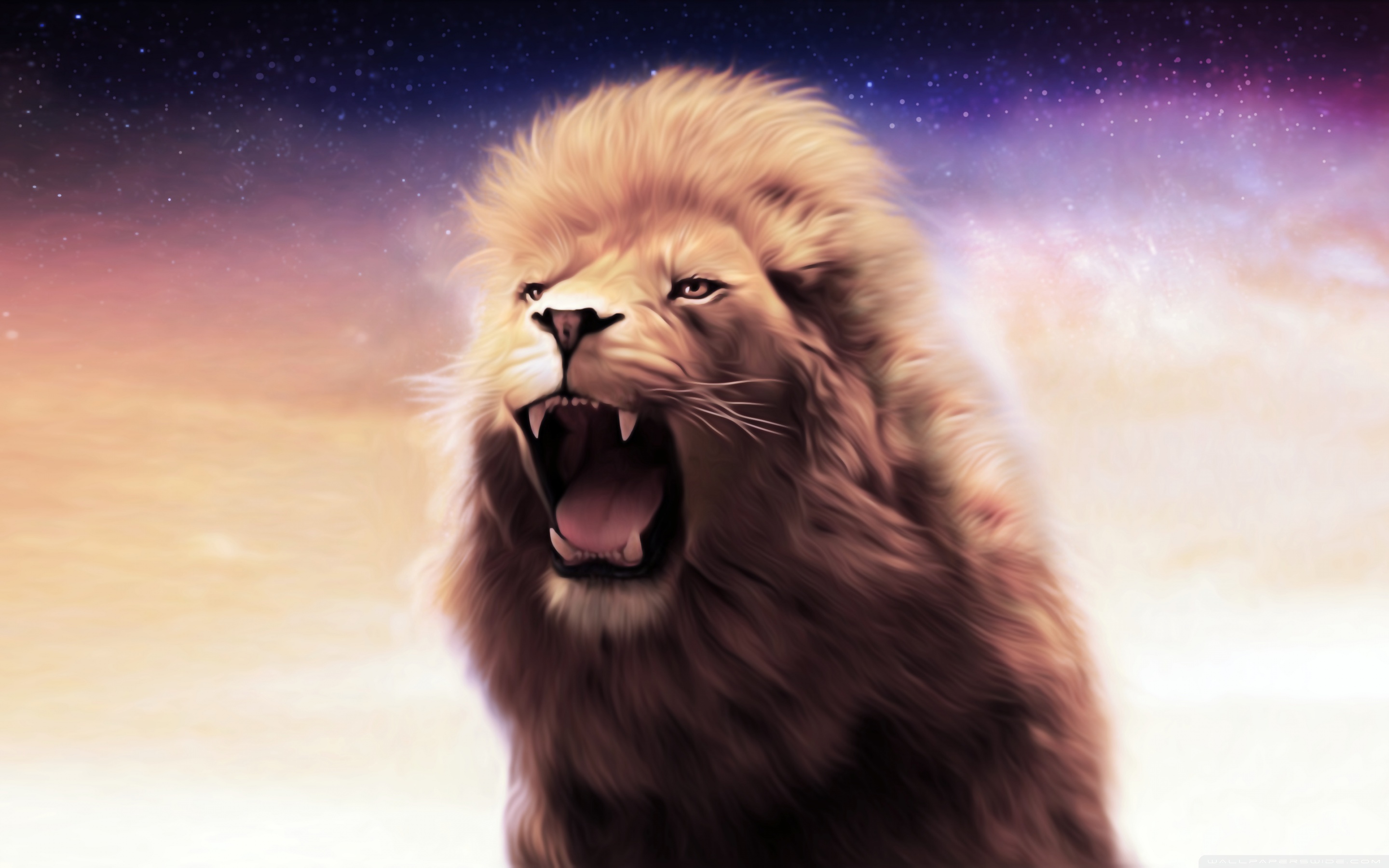 Lion King Painting Ultra HD Desktop