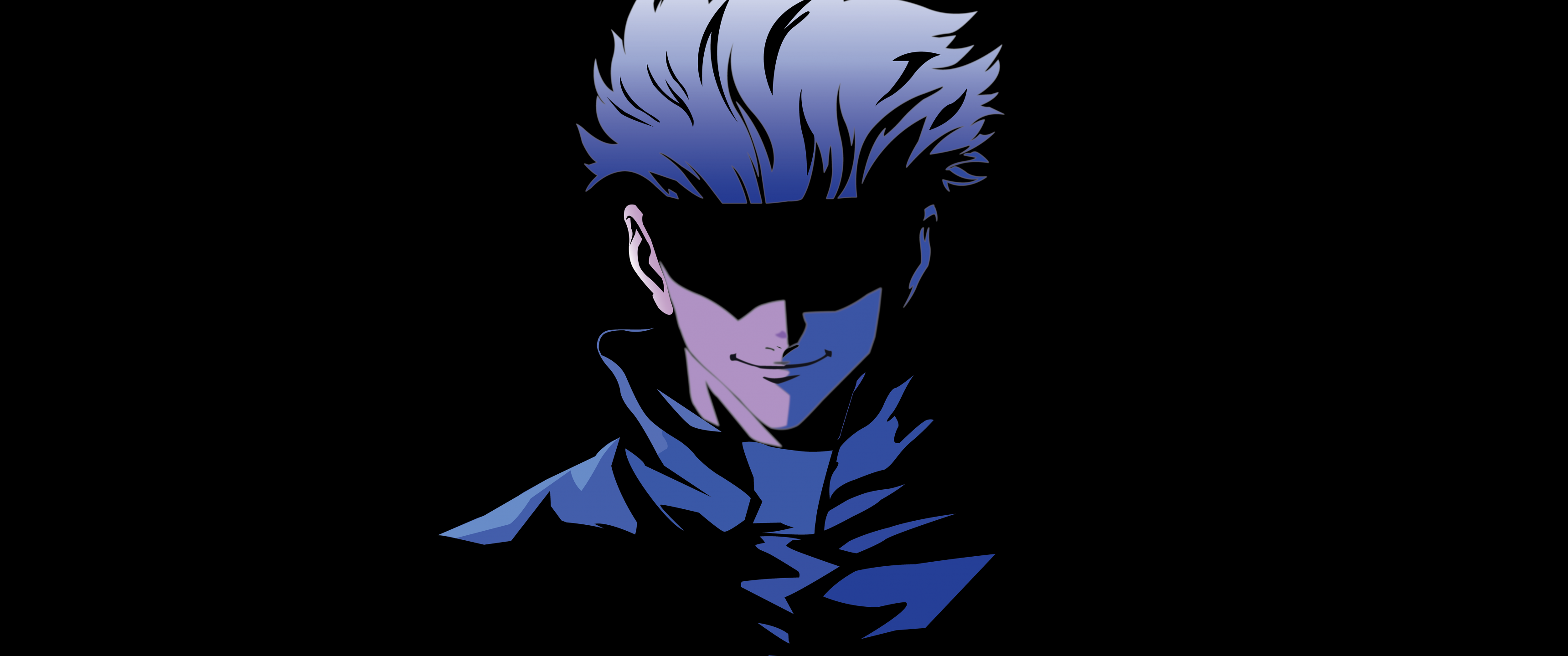 Satoru Gojo Wallpaper 4K, Black