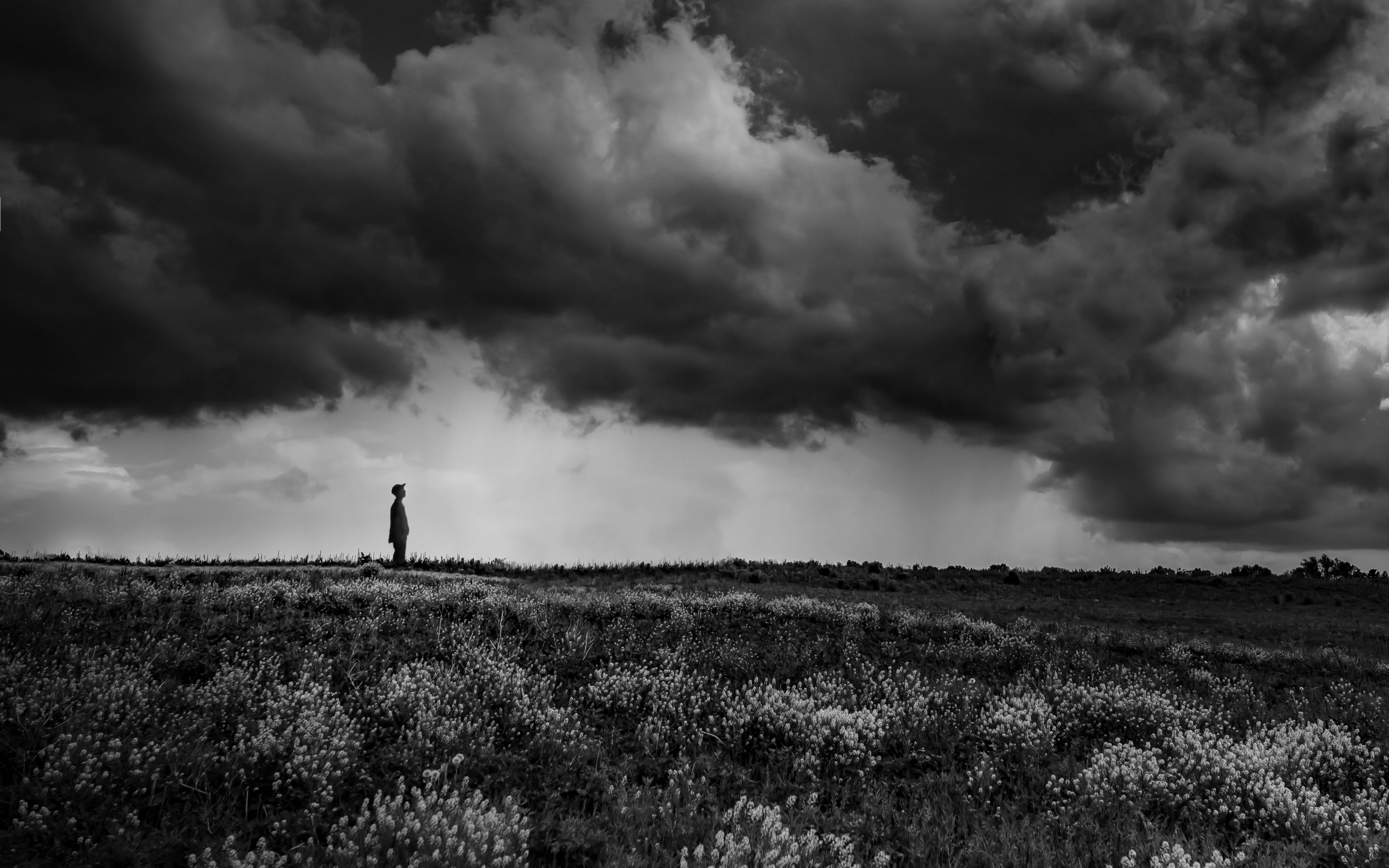 Download wallpaper 3840x2400 loneliness