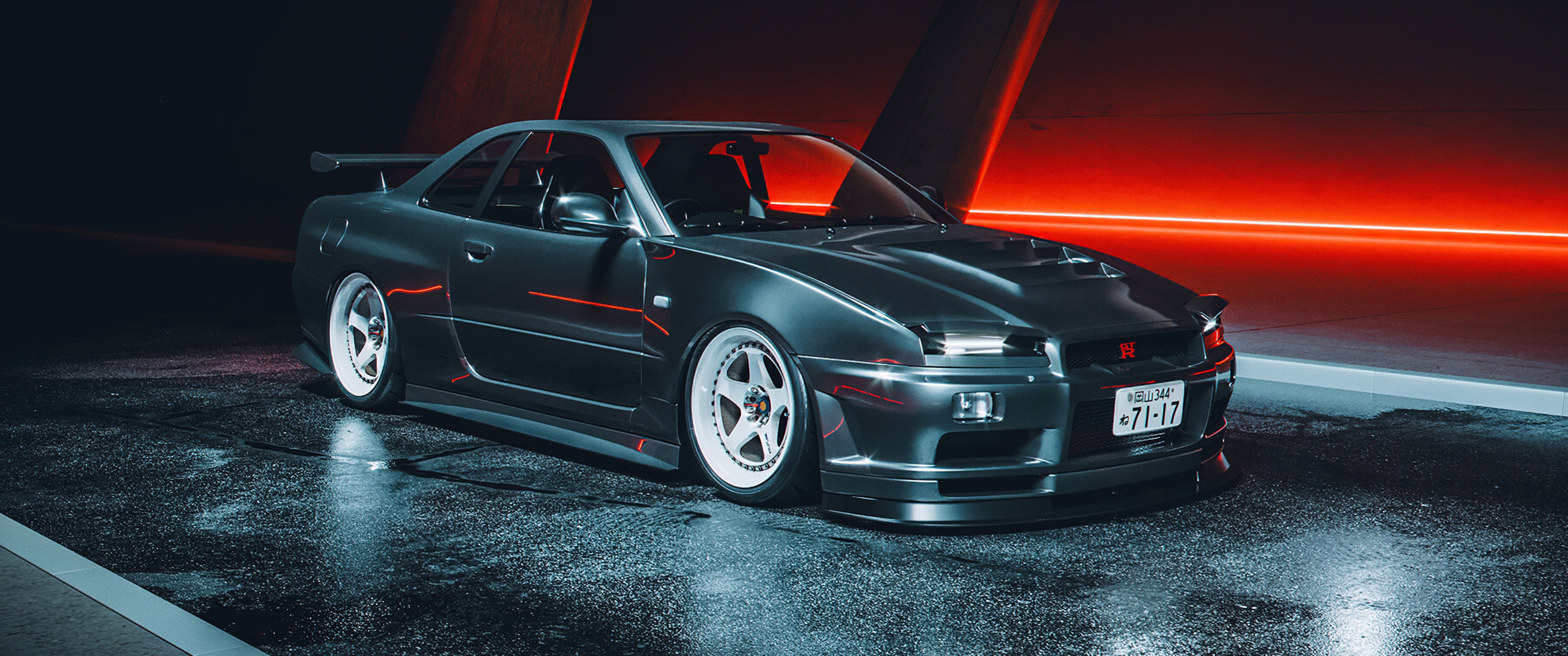 Nissan Skyline GT R R34 Wallpaper 4K
