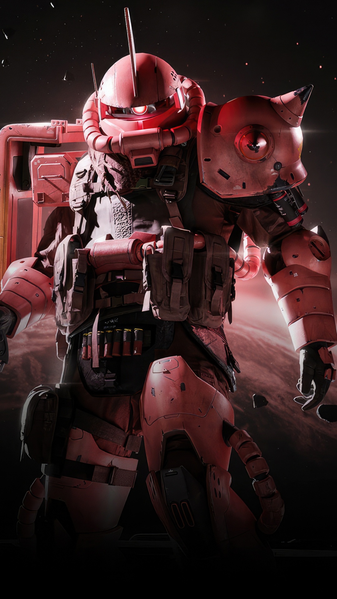 Mobile Suit MS 06S Zaku II In Warzone