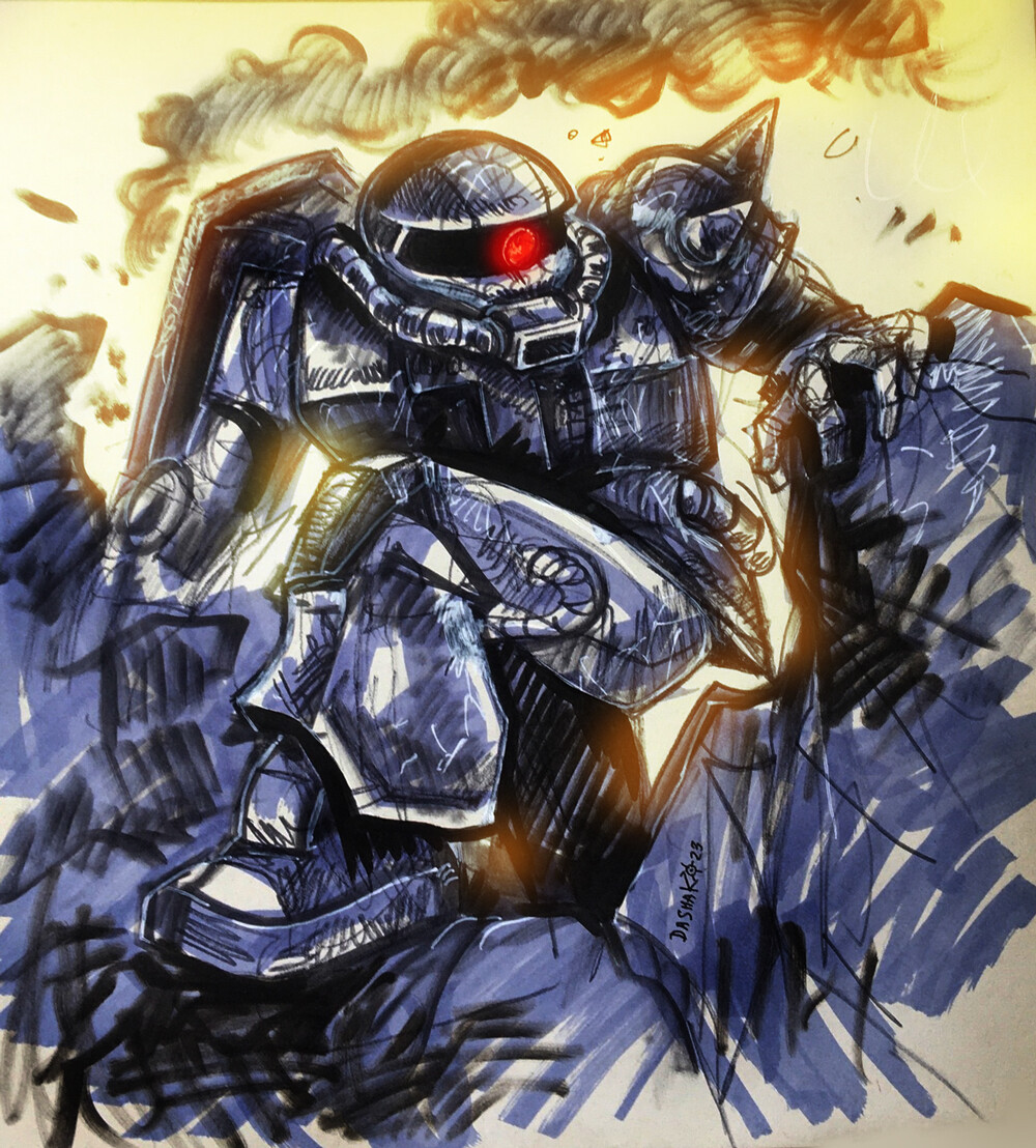 Zaku sketch