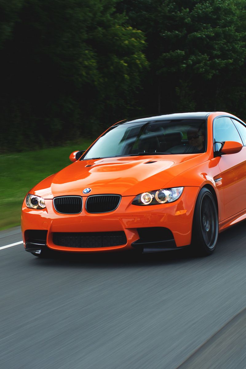 wallpaper 800x1200 orange, e92, speed