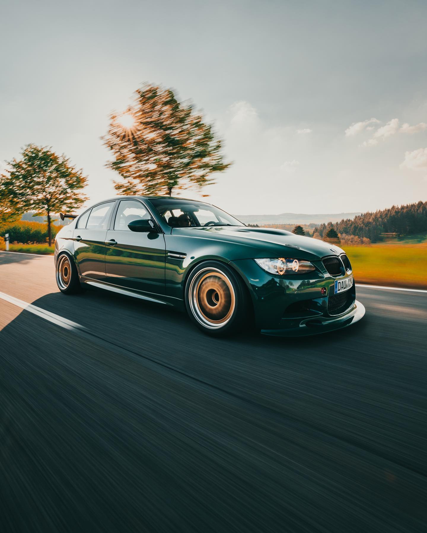 Team Schirmer Green BMW E90 M3 sedan