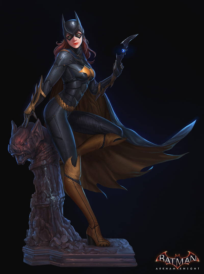 Download Batgirl Poster From Batman Arkham Knight iPhone Wallpaper
