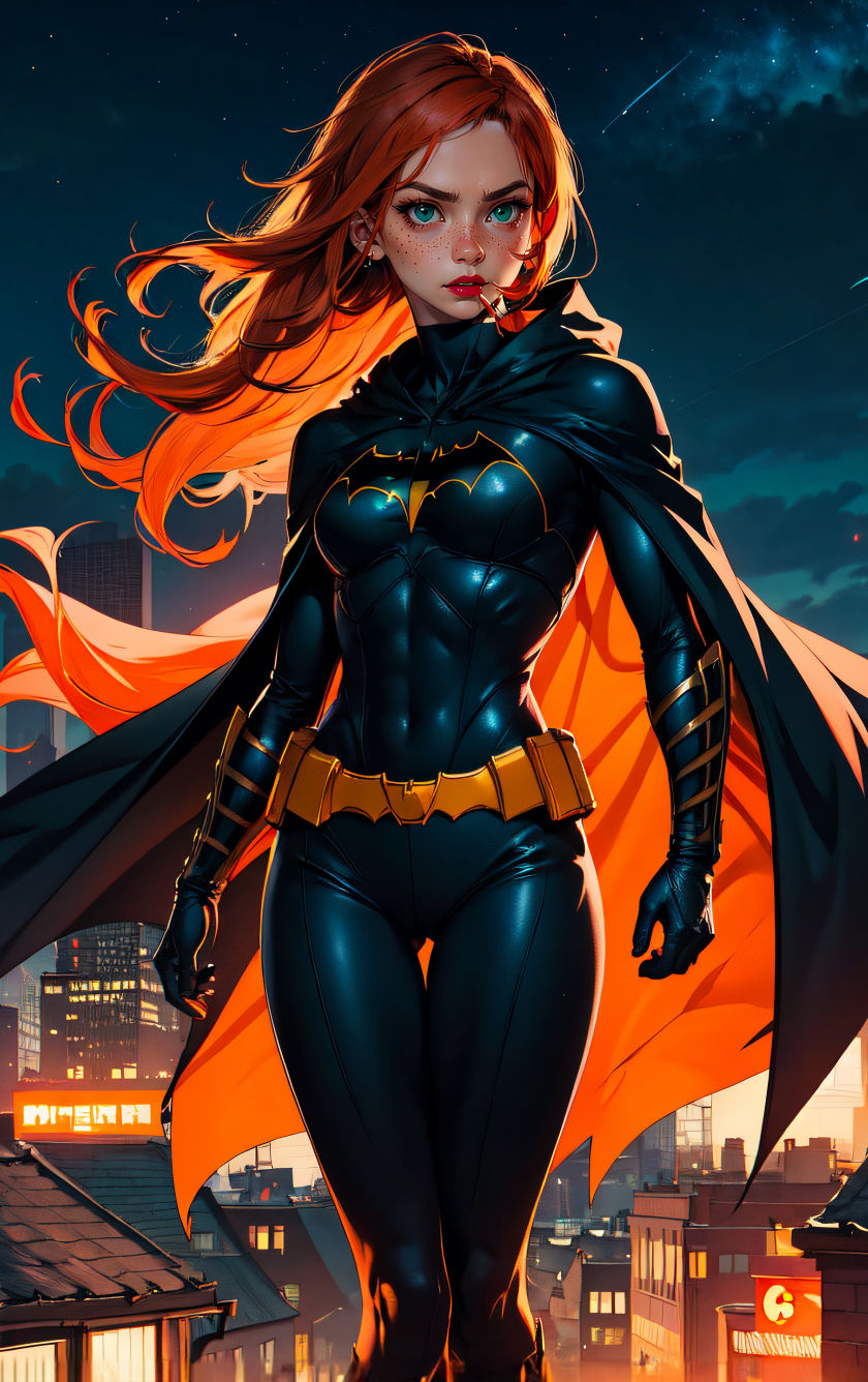wallpaper 840x1336 batgirl, beautiful