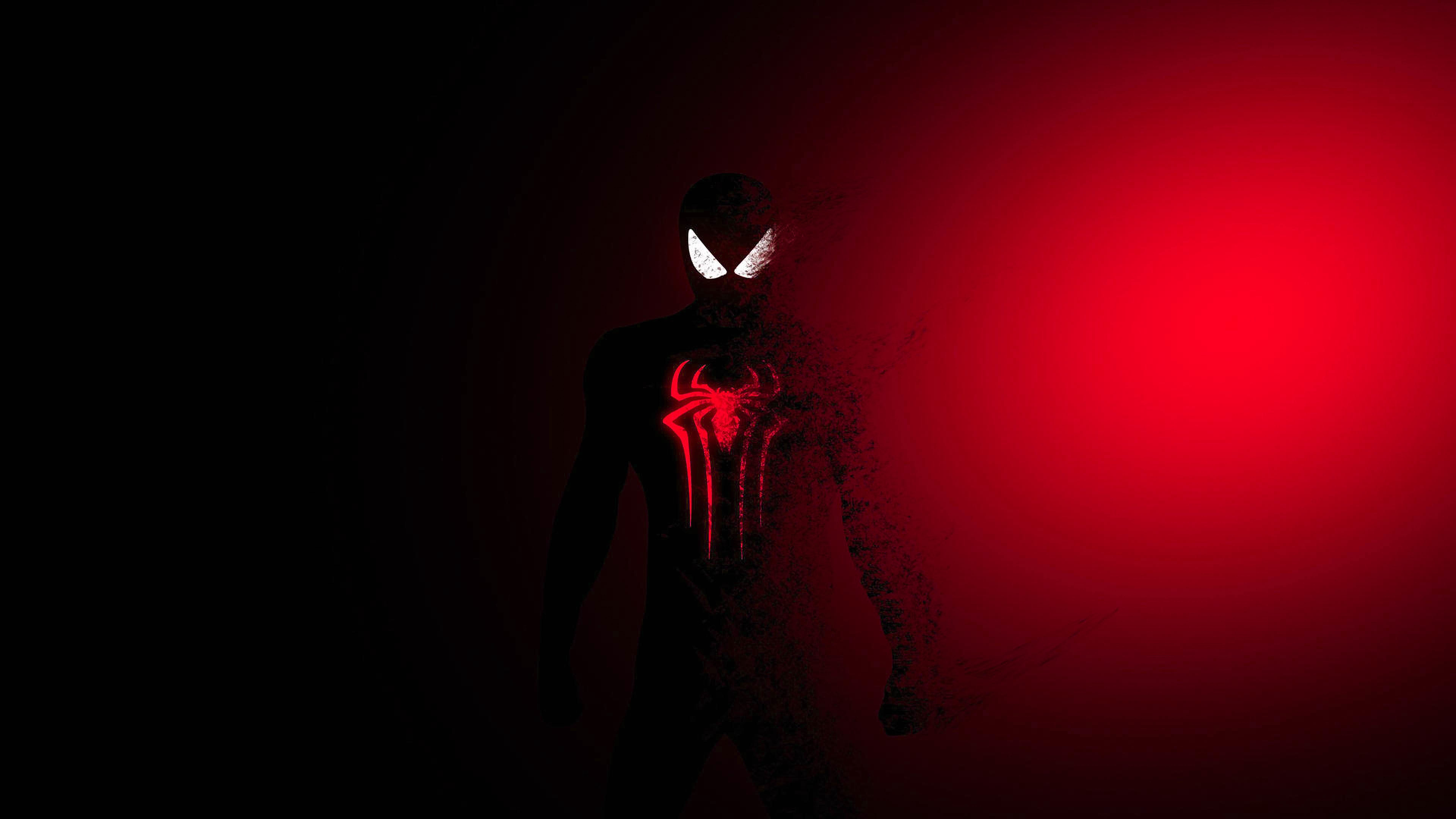 Minimalist Spiderman Wallpaper