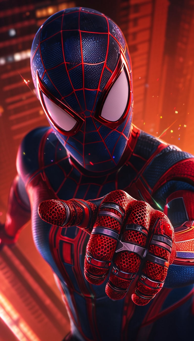Free and customizeable spiderman 8k