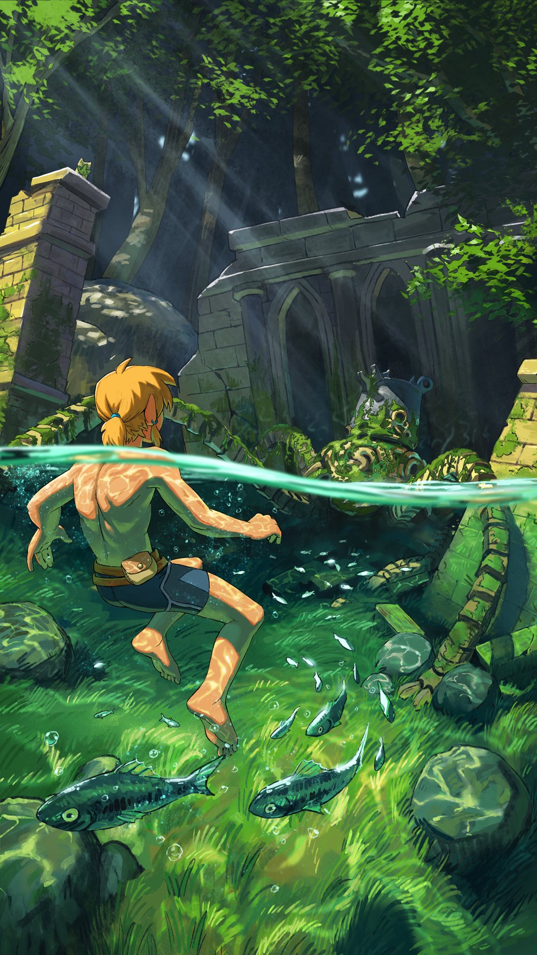 BOTW Updated Zelda phone wallpaper