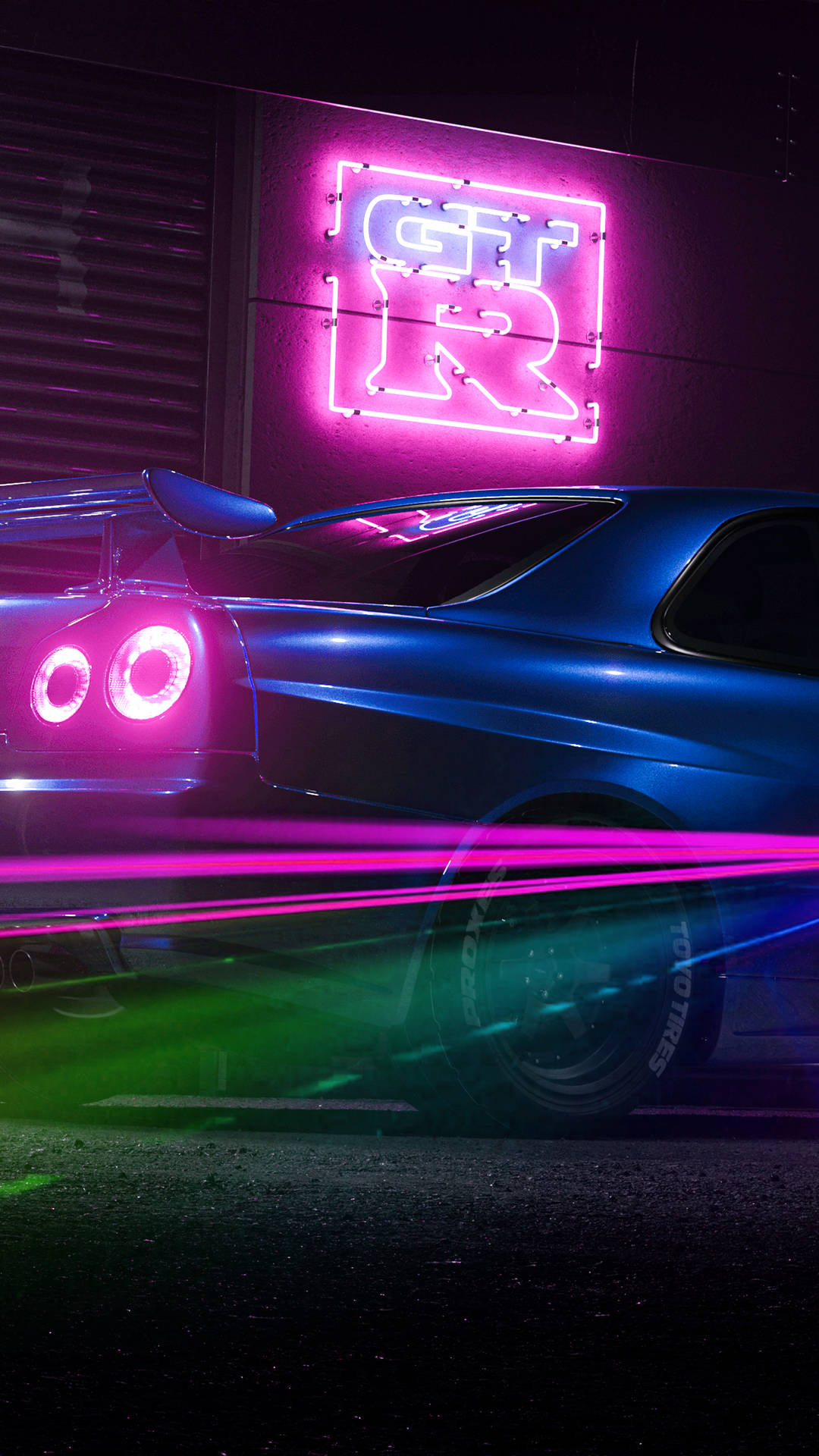 Majestic 4k Car Illuminated