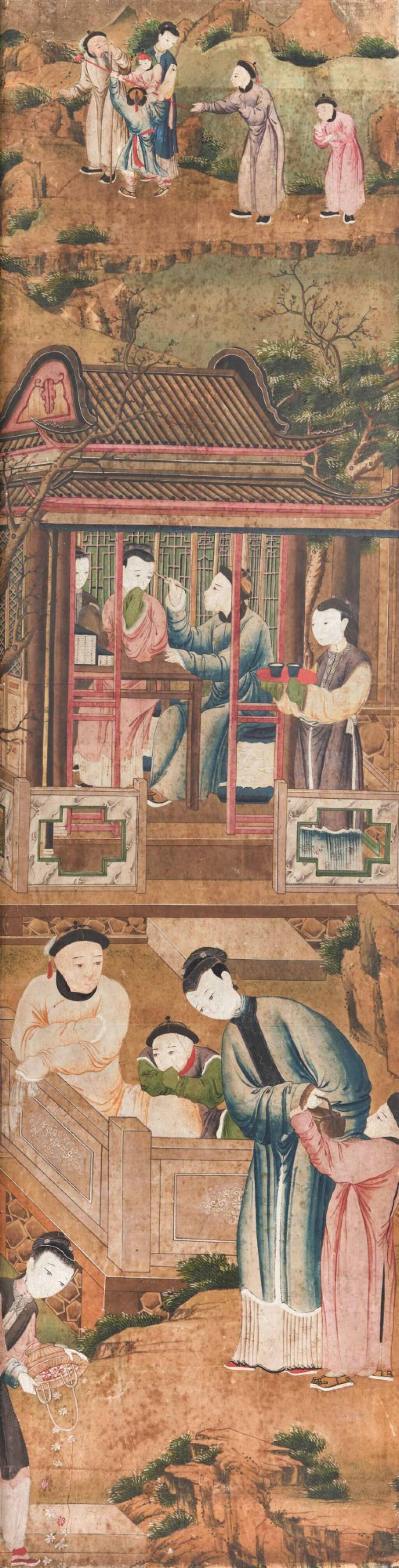 A SUITE OF FIVE CHINESE EXPORT