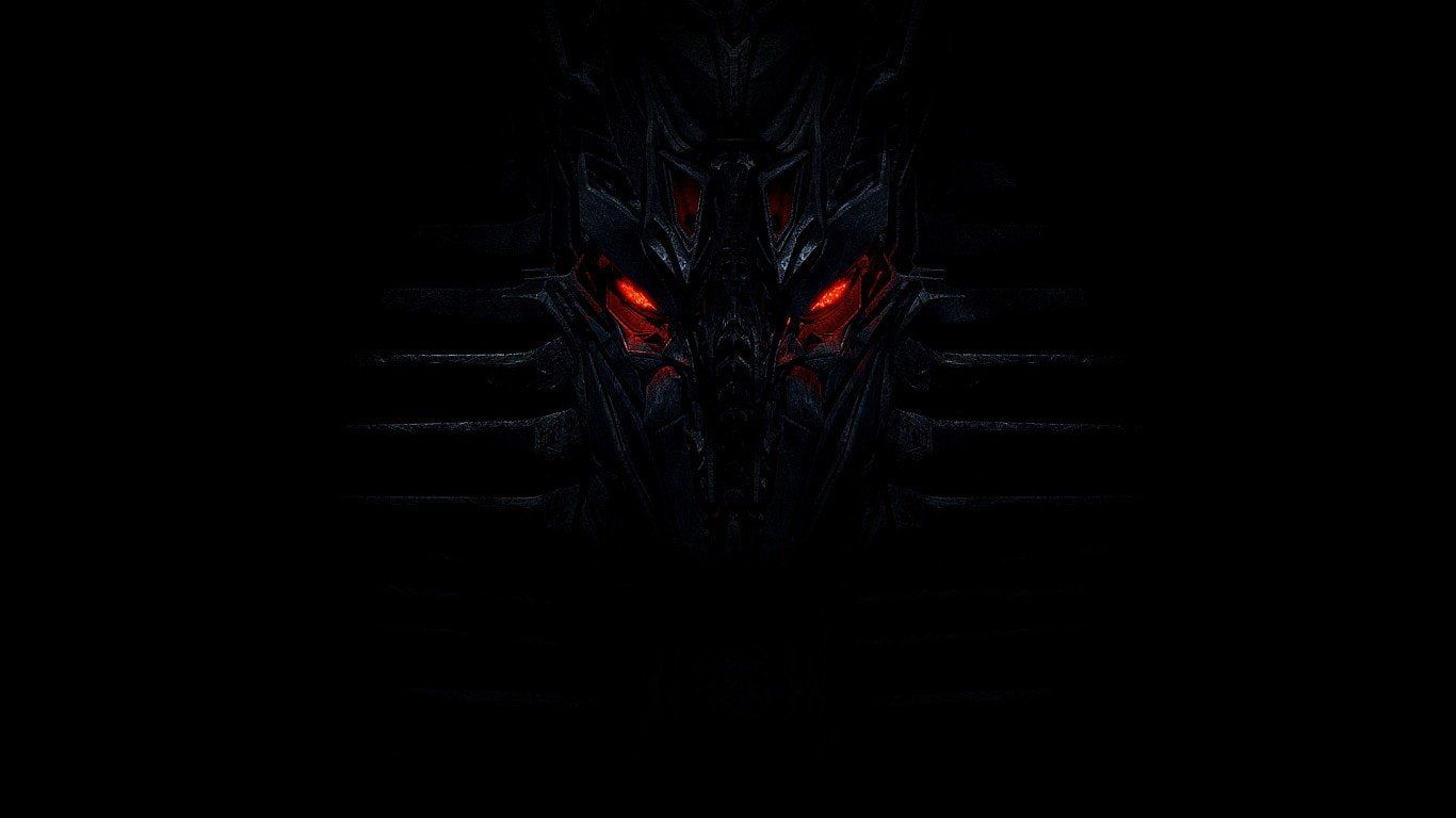 HD wallpaper: 1366x768 px black Red