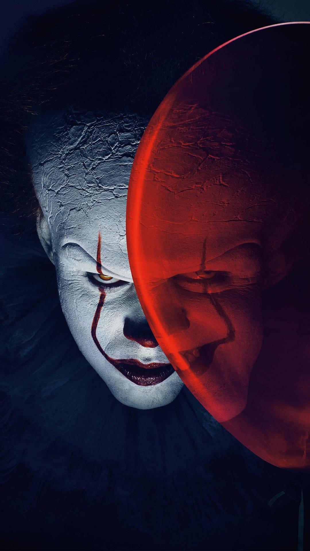 Scary Pennywise iPhone Wallpaper