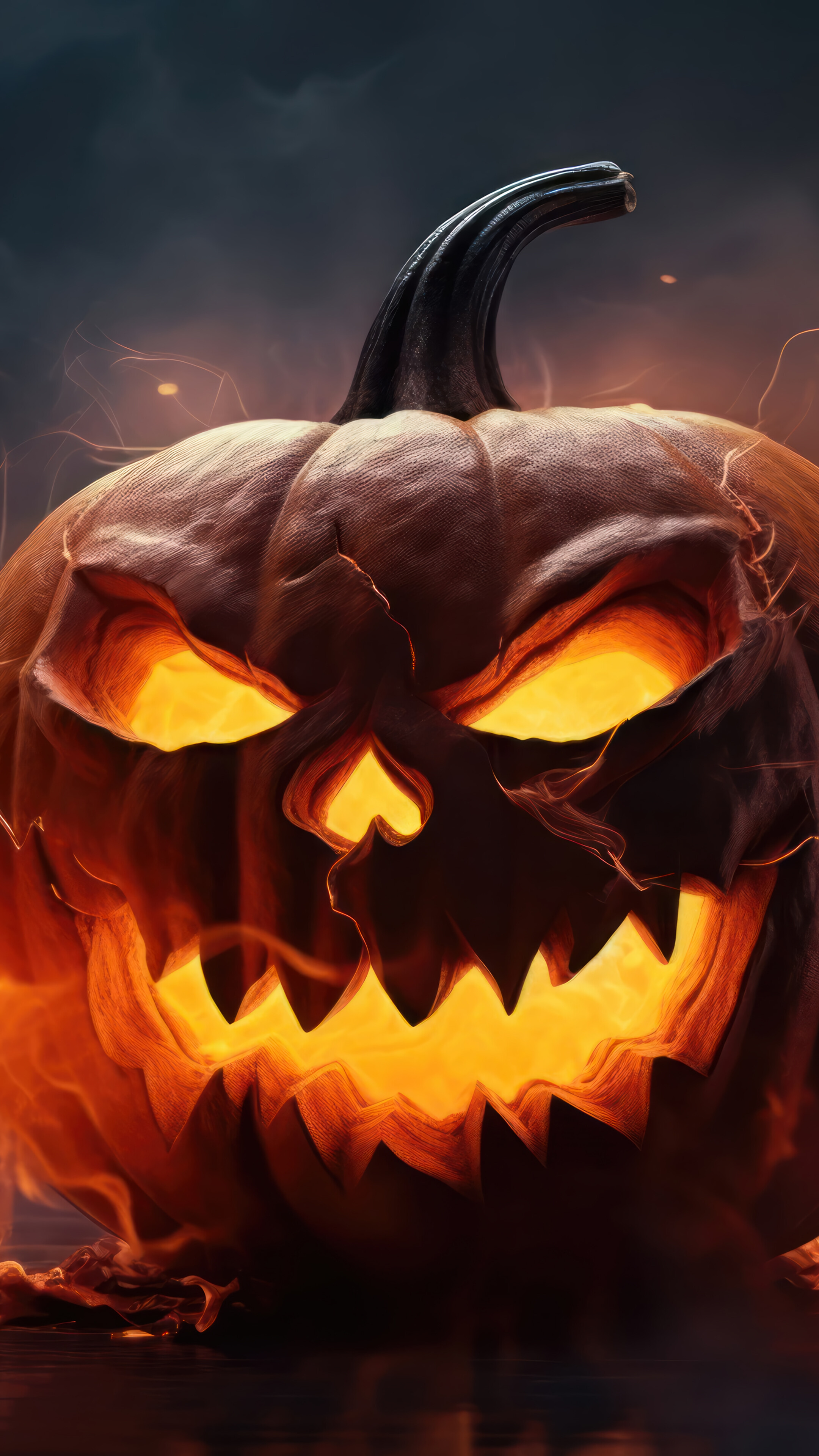 Scary Jack O' Lantern Pumpkin Halloween