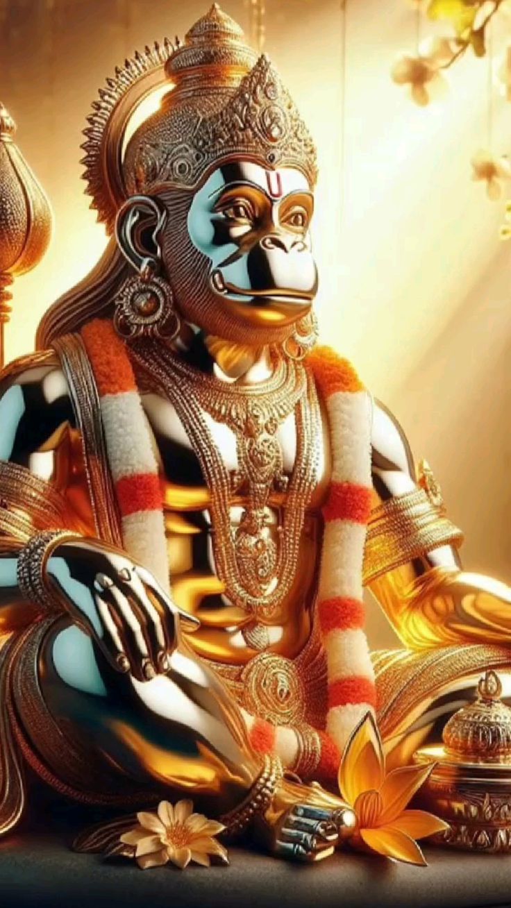 lord hanuman, iphone, meditation