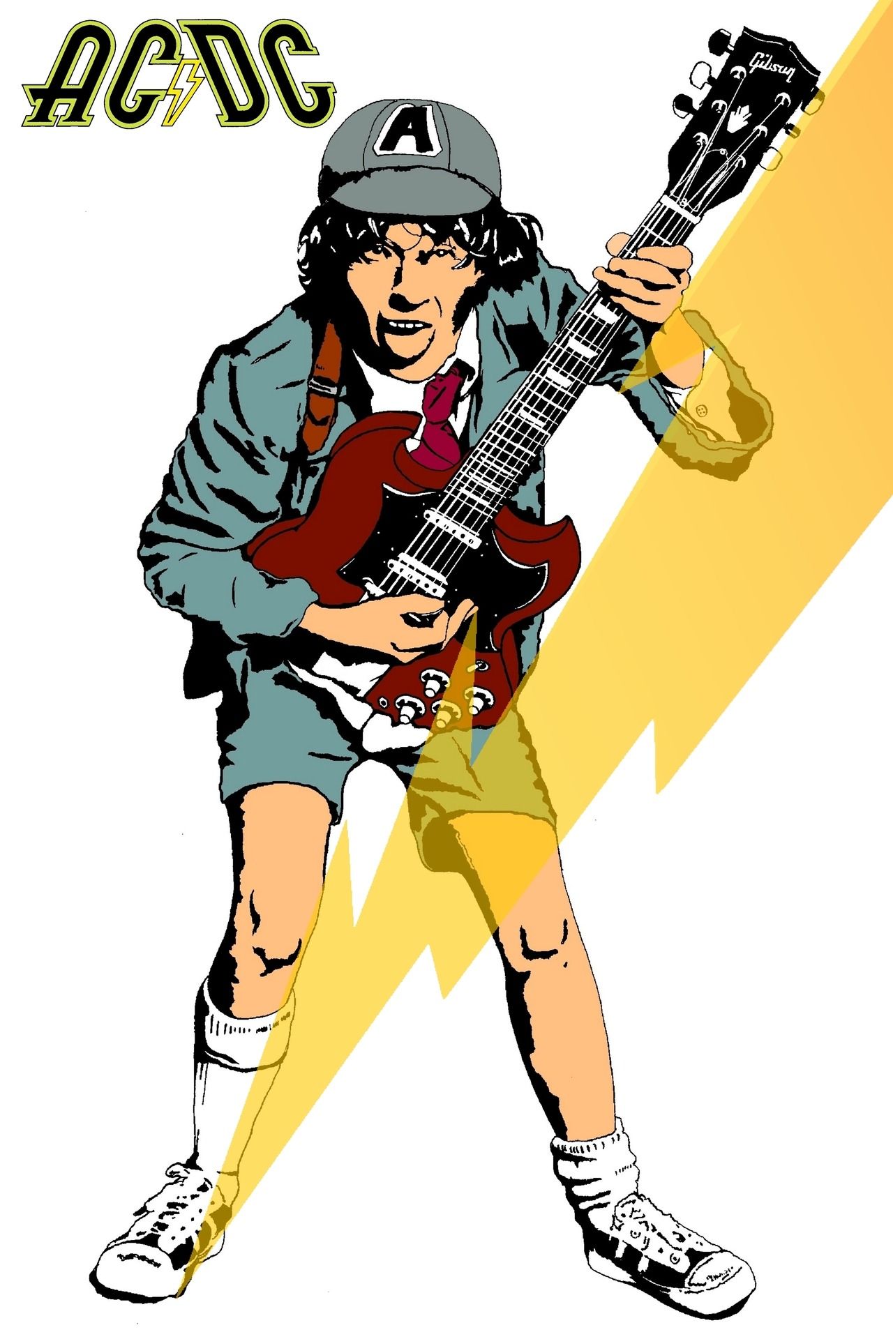 angus voltage. Acdc, Angus young, Rock
