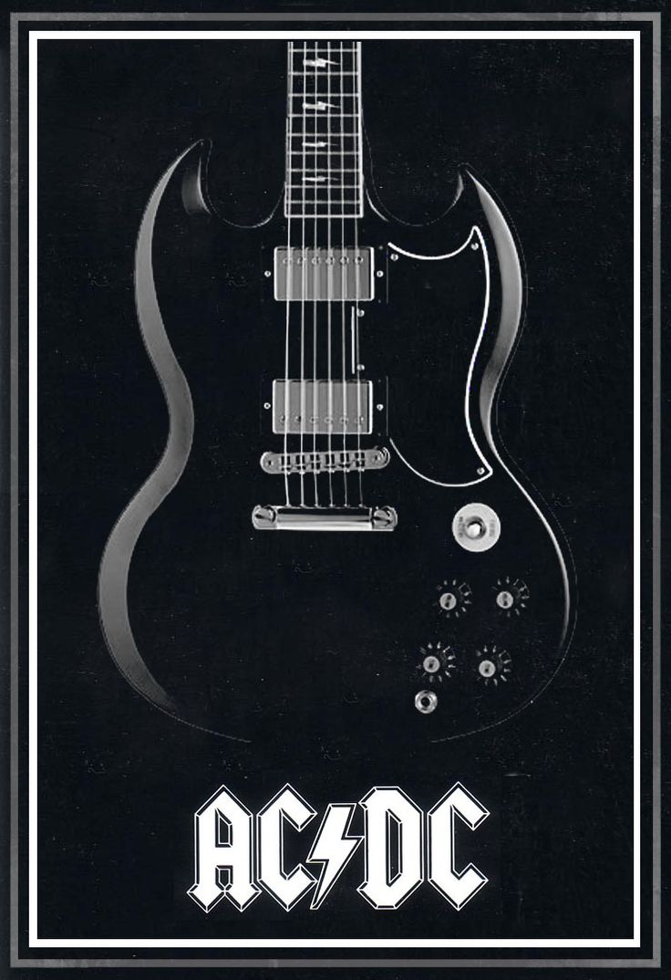 AC DC Back In Black Poster