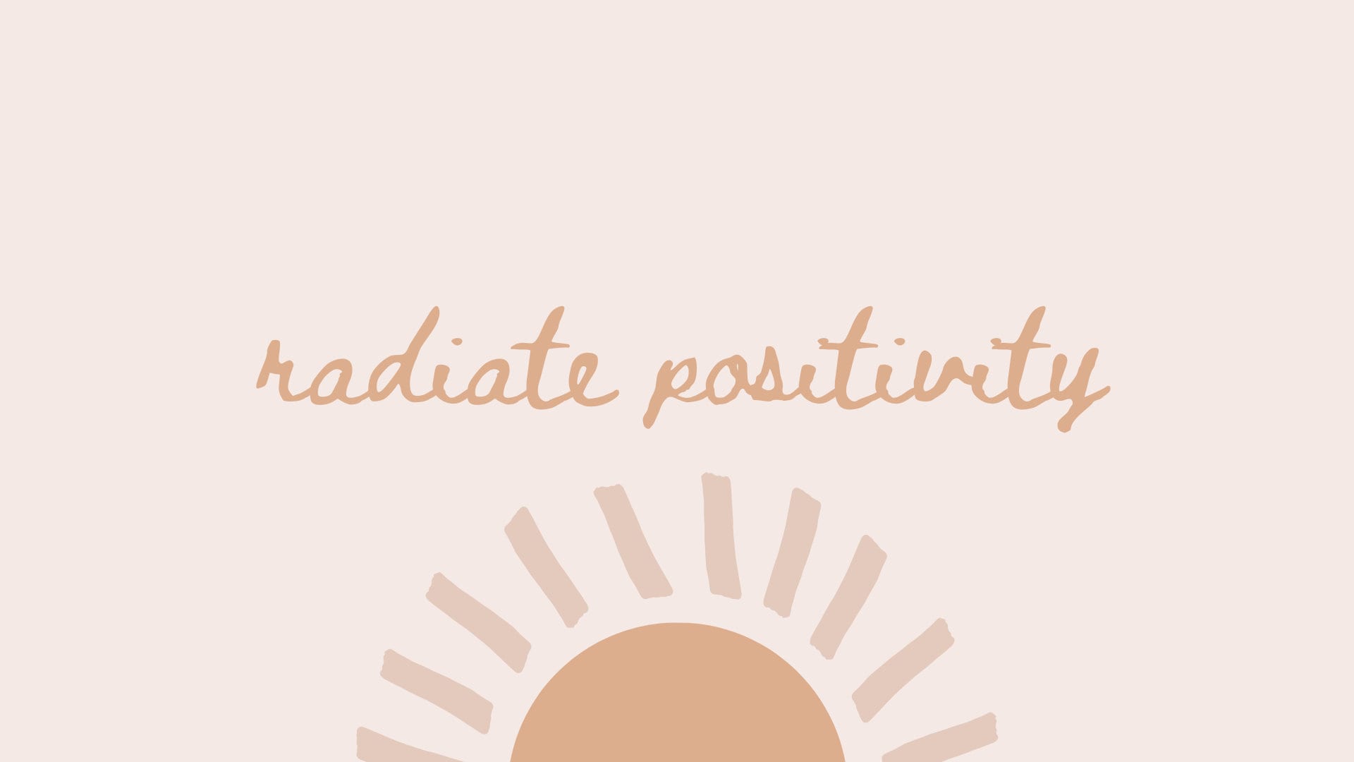 Boho Sun Desktop Wallpaper, Pink