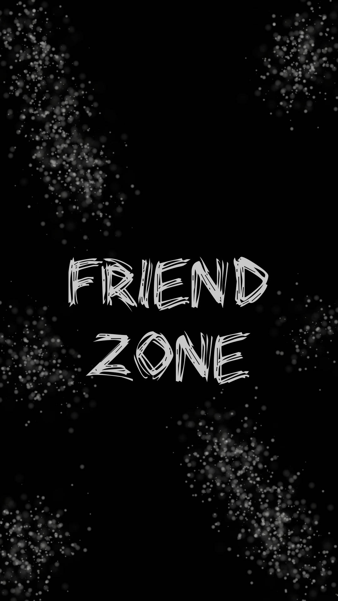 Download Black Friends Zone Wallpaper