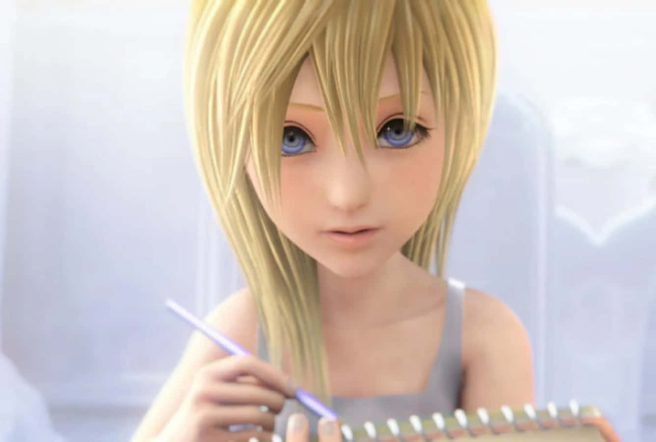 Namine from Kingdom Hearts in a