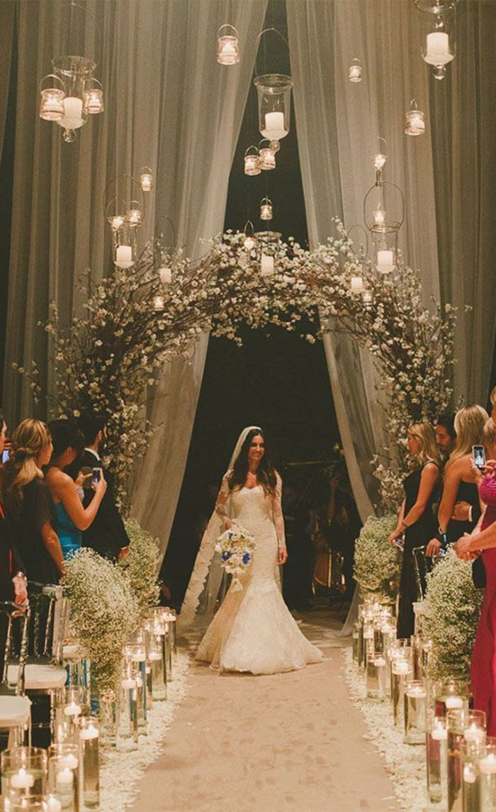 beautiful wedding entryway ideas