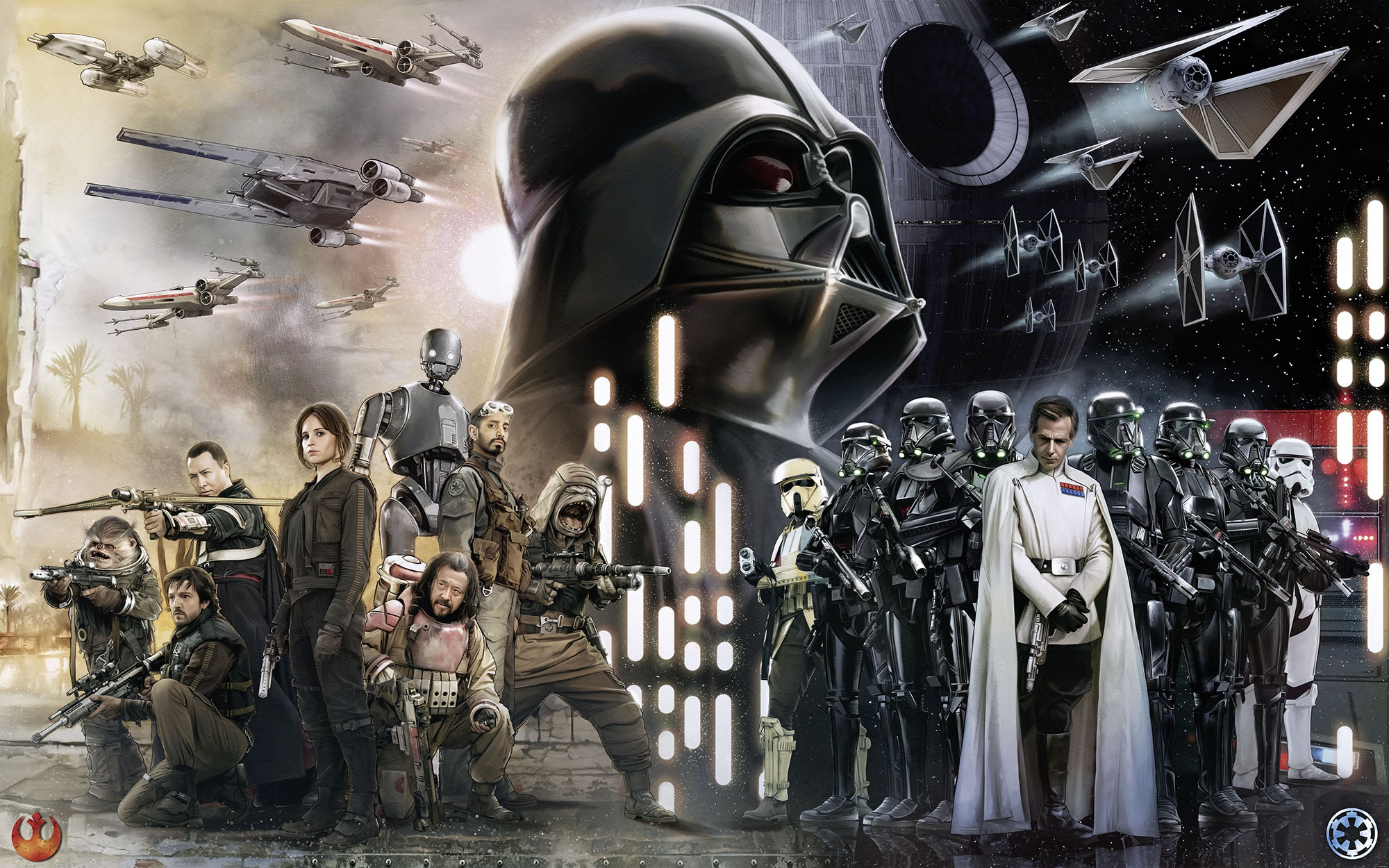 Non Woven Photomural Star Wars Collage