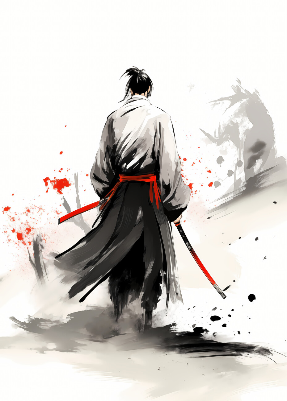 Japanese Lone Samurai