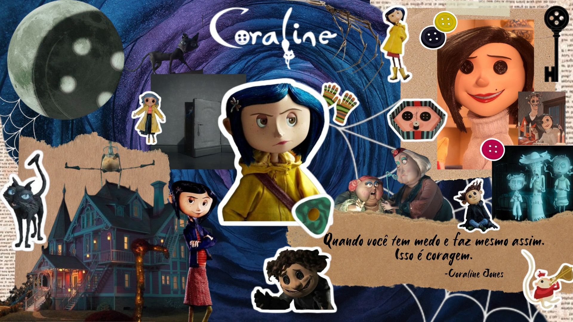 Wallpaper coraline para pc