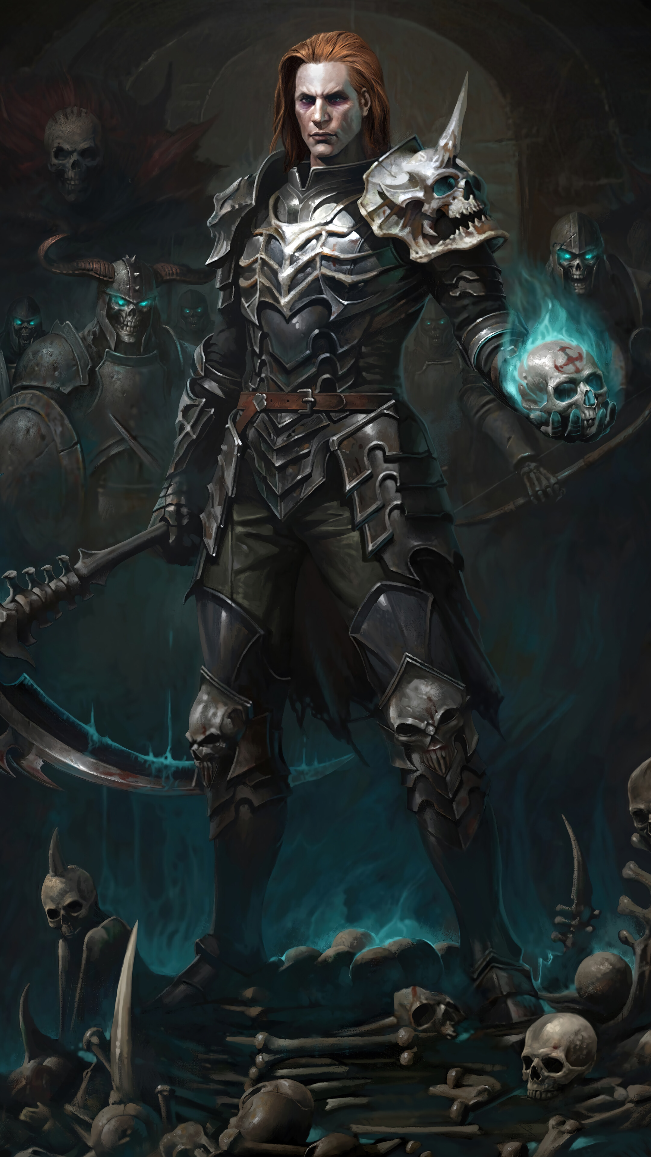 Necromancer Male Diablo Immortal 4K