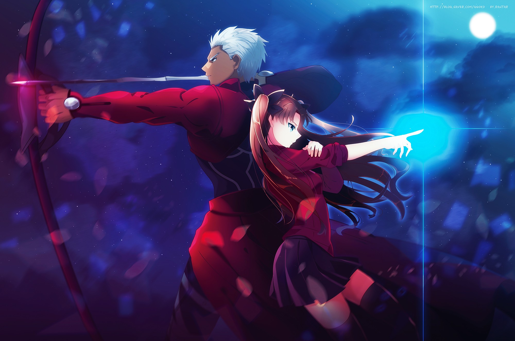 anime, Fate Series, Tohsaka Rin, Archer