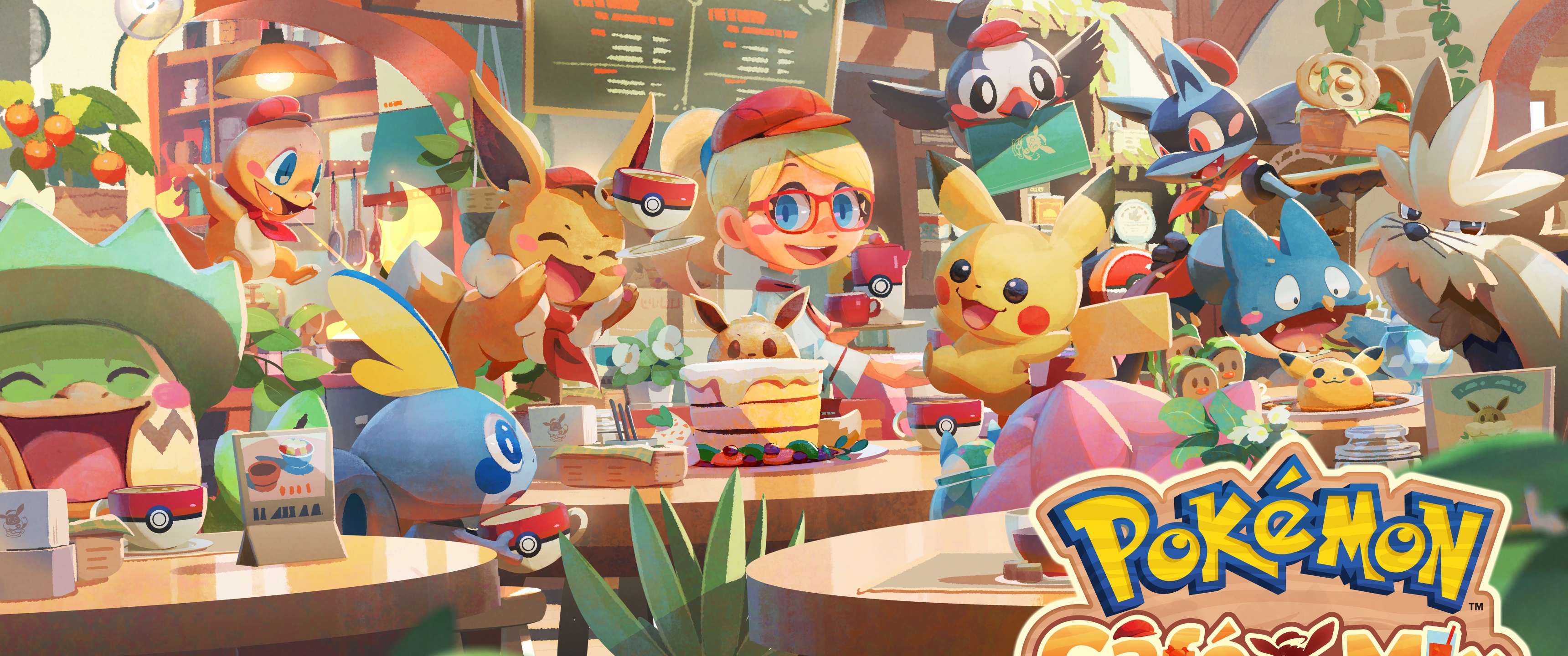 Pokémon Café Mix Wallpaper 4K, 2020